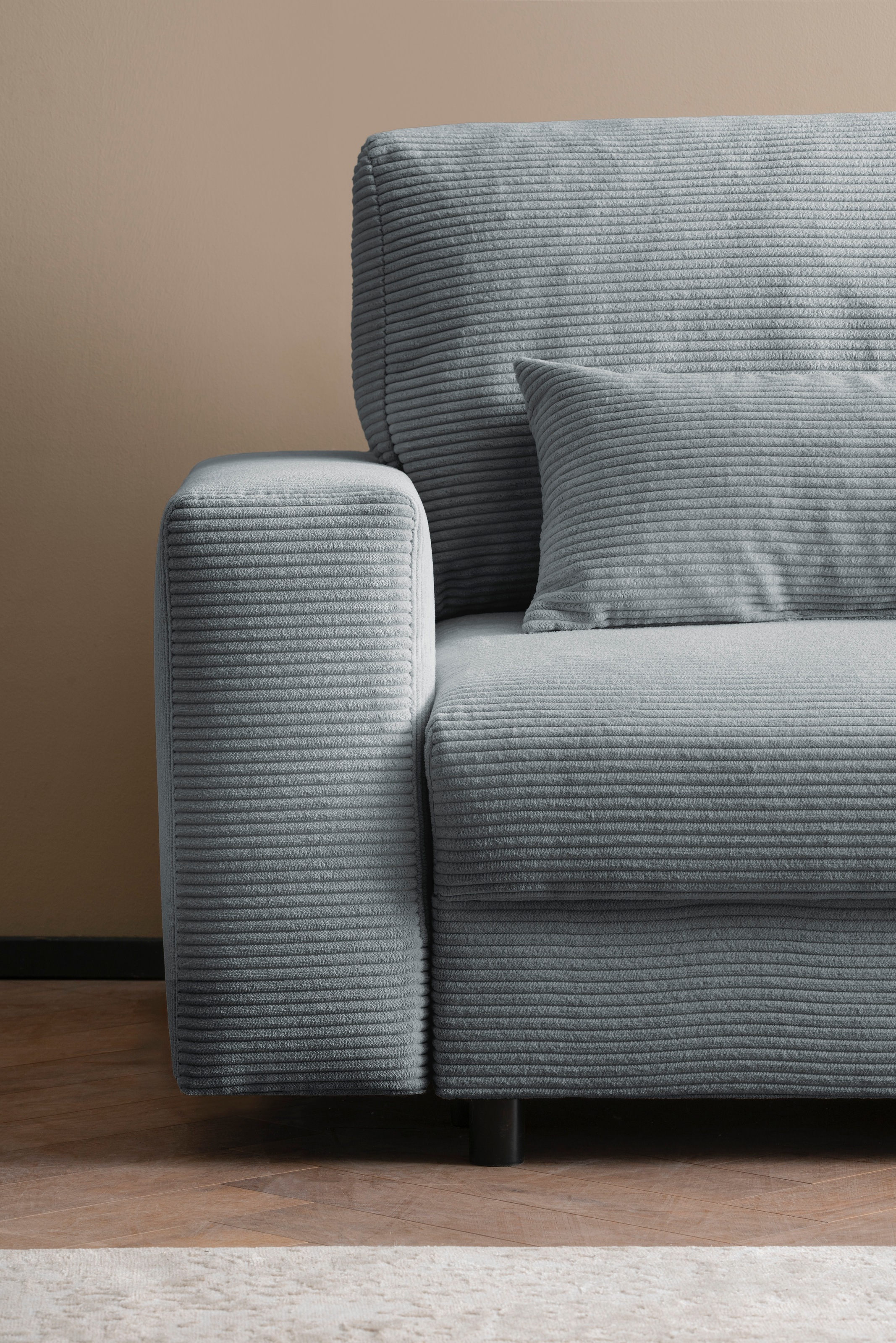 LeGer Home by Lena Gercke Schlafsofa »Imoga, Polster mit Schlaffunktion, 3-Sitzer Sofa, Couch mit Bettkasten«, in modernen Farben und Stoffen, Bettfunktion, Liegefläche: 200x150 cm