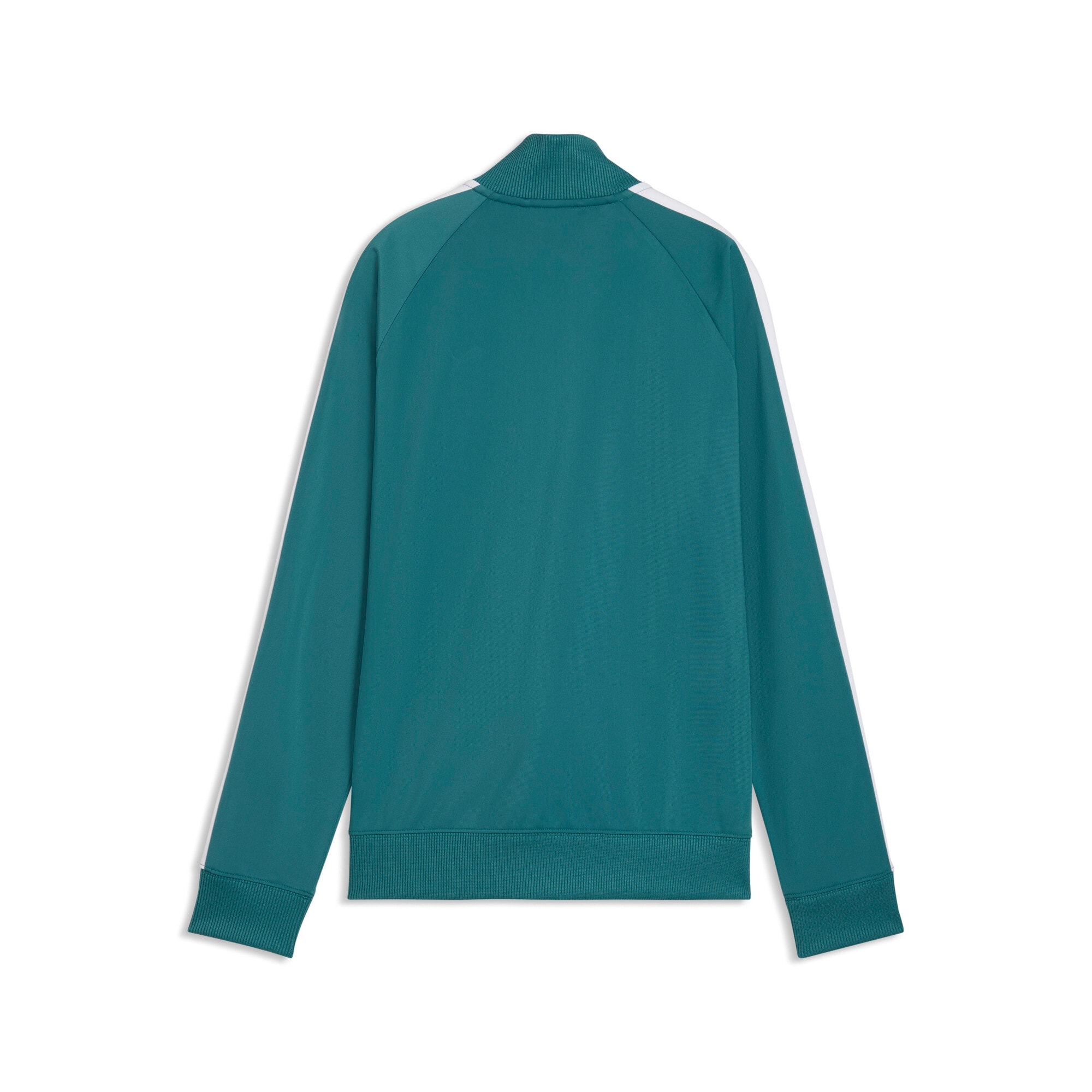 PUMA Trainingsjacke »T7 FOUNDATION POLY TRACK JACKET« ohne Kapuze mit Stehkragen, mit Reißverschluss, ohne Kapuze, Regular Fit