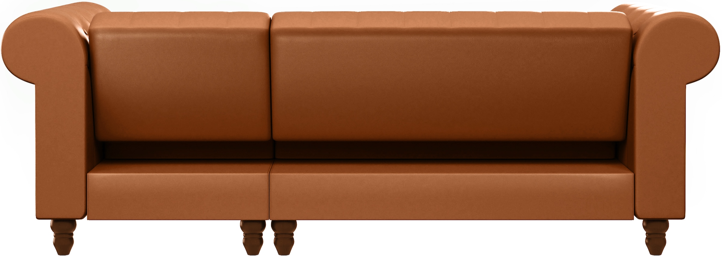 Dorel Home Ecksofa »Felix, L-Form, 241 cm (Liegefl.108x195 cm), Recamiere tauschbar,«, verstellb. Rückenlehne, Bett-Funktion, Velours, Kunstleder, Vintage