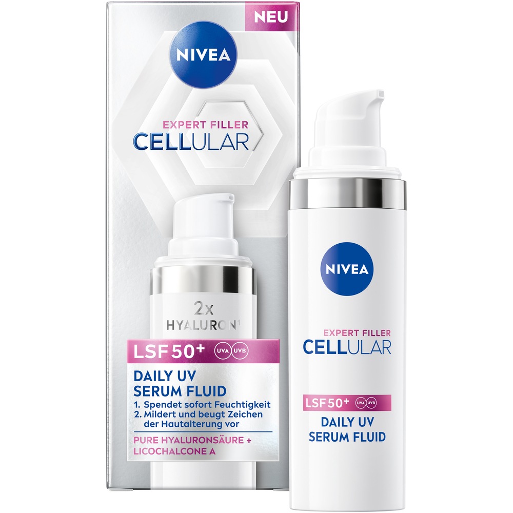 Nivea Pflege-Set »CELLULAR Luminous Tagespflege+ Intensiv Serum« Gegen Pigment- und Altersflecken, auch für sensible Haut.