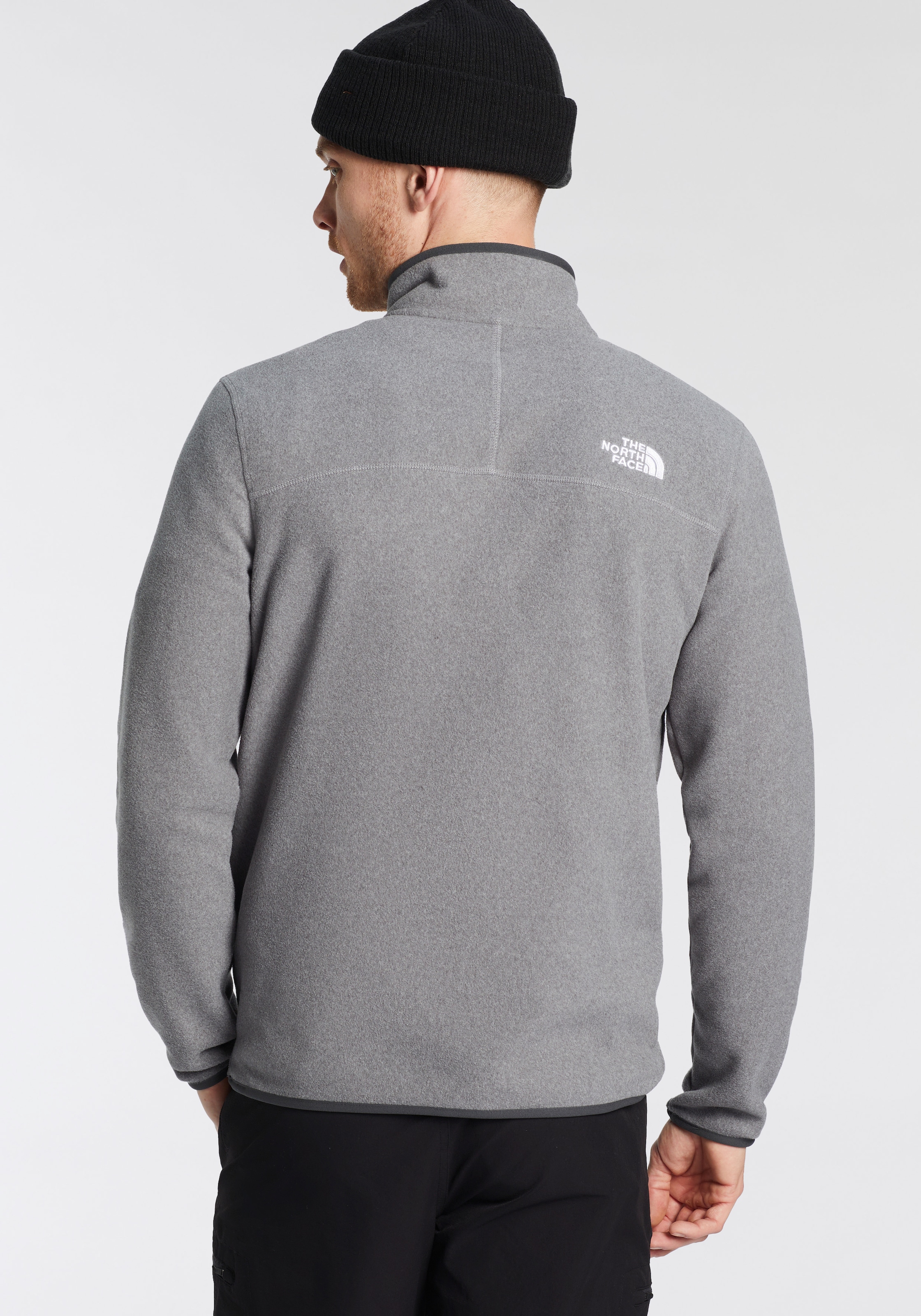 The North Face Fleecepullover »M 100 GLACIER 1/4 ZIP - EU«, (1 tlg.), mit dezenten Logostickereien