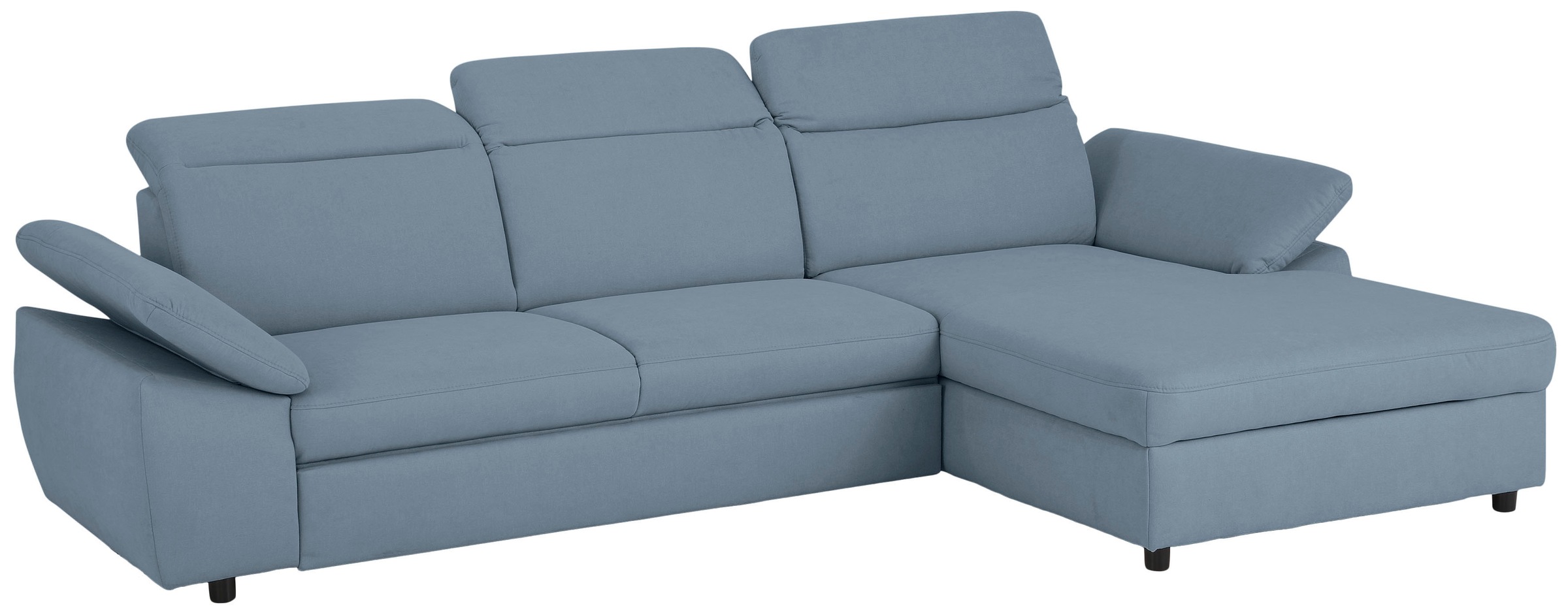 Home affaire Ecksofa »Mauritius L-Form«, mit Kopfteil- und Armlehnverstellung, mit Bettfunktion und Bettkasten