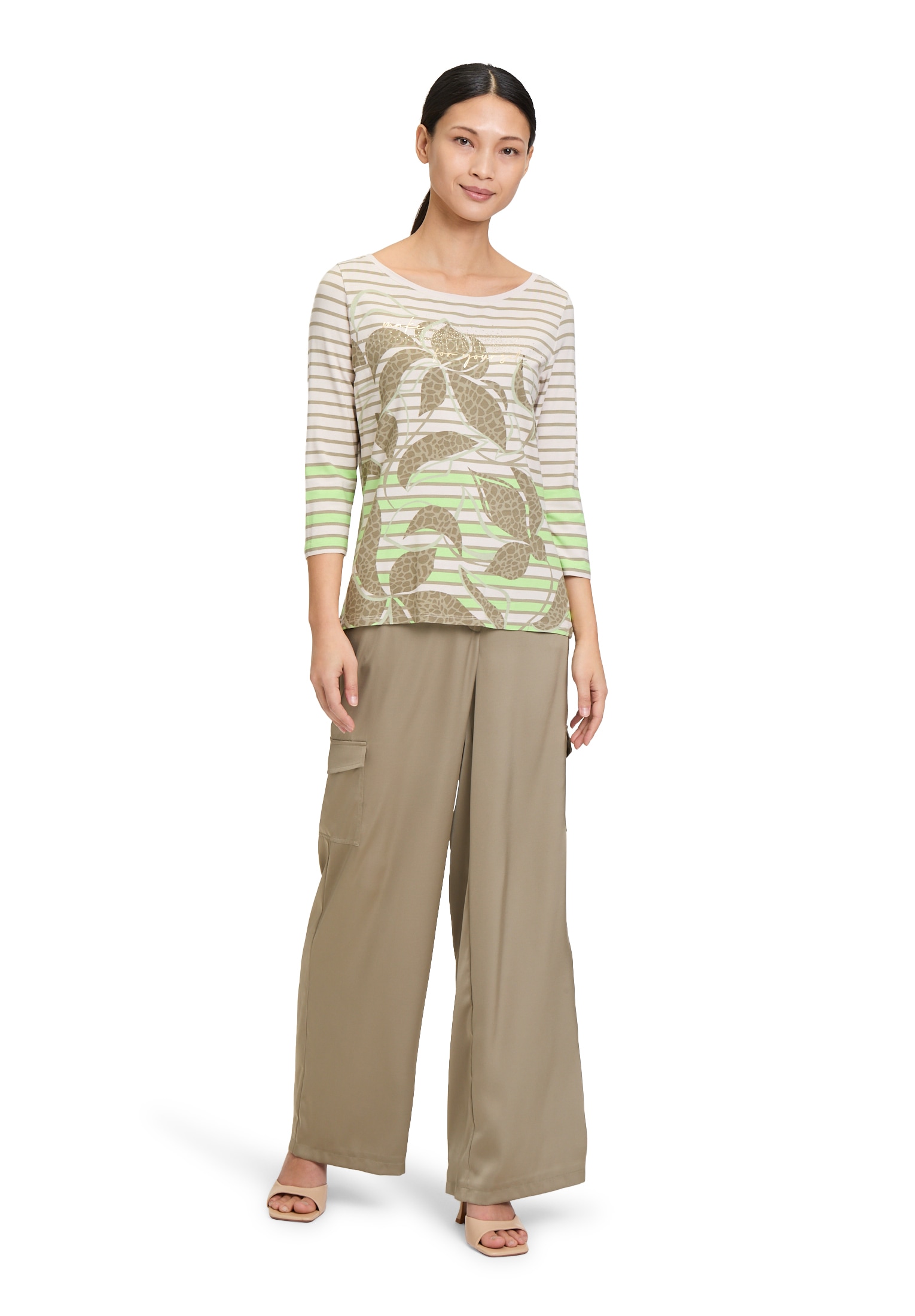 Betty Barclay 3/4-Arm-Shirt »Ringelshirt mit U-Boot-Ausschnitt«