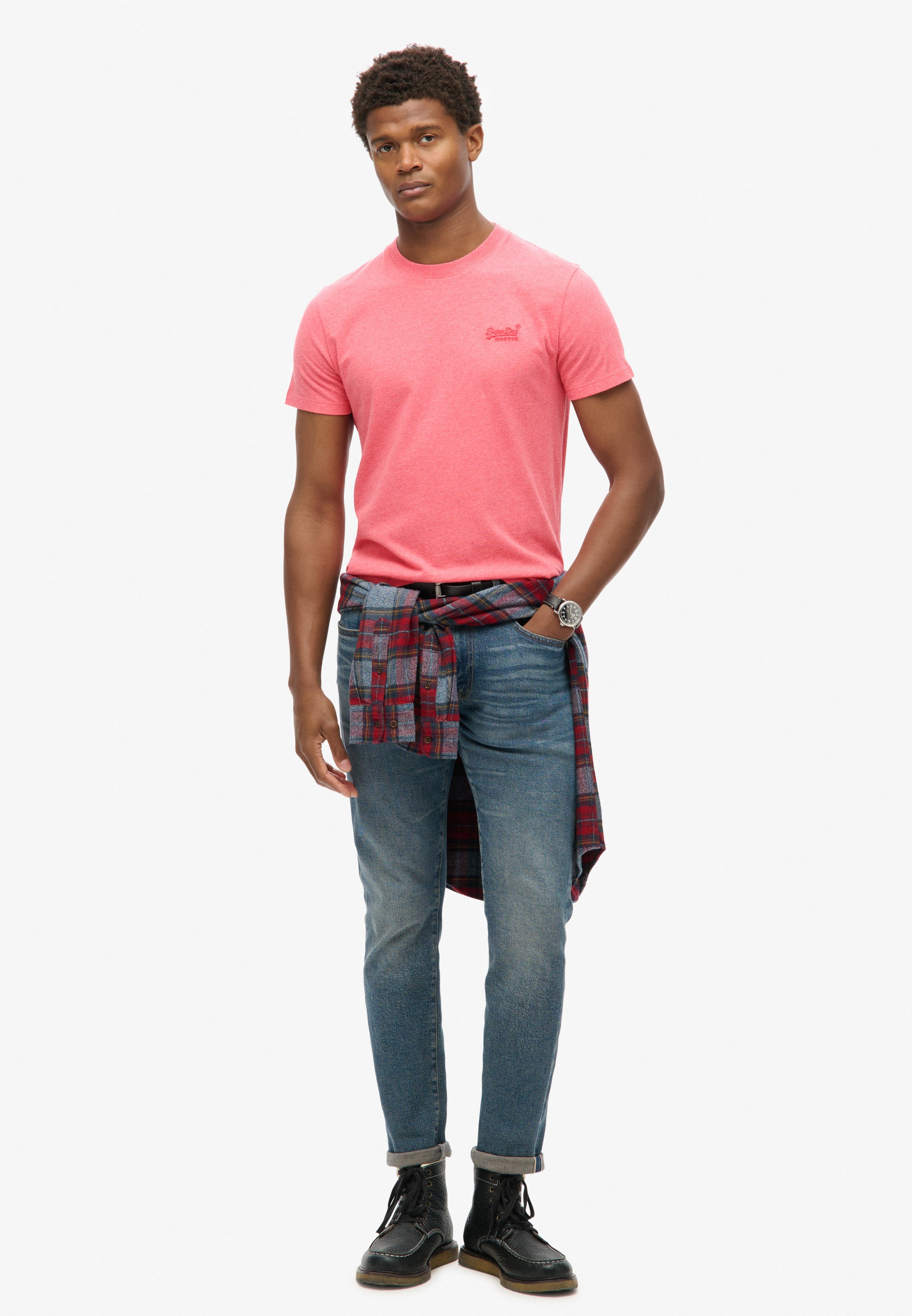 Superdry Rundhalsshirt »ESSENTIAL LOGO EMB TEE«