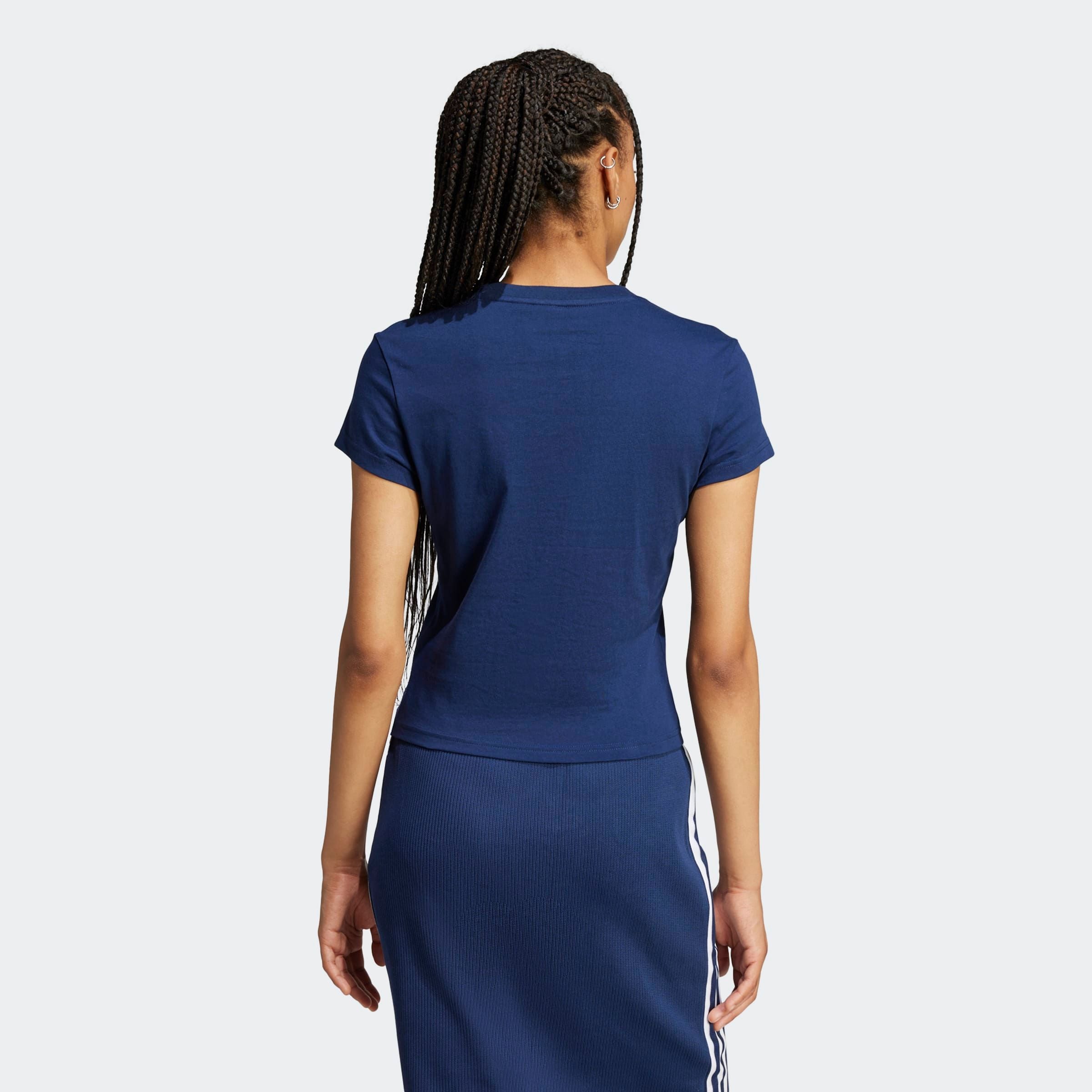 adidas Originals T-Shirt »ESSENTIALS SLIM« sportlicher Stil, schmale Silhouette, aus Single Jersey