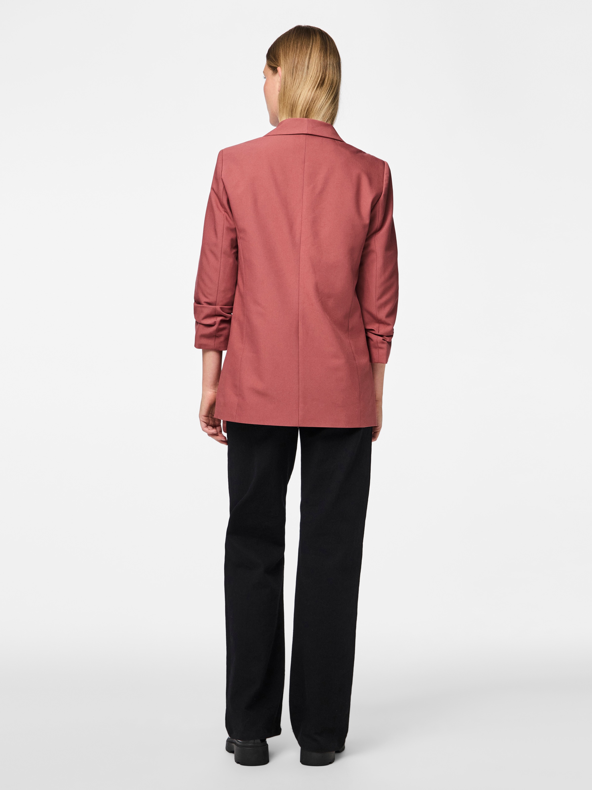 pieces »PCBOSELLA 3/4 BLAZER NOOS« Materialmix, regular fit