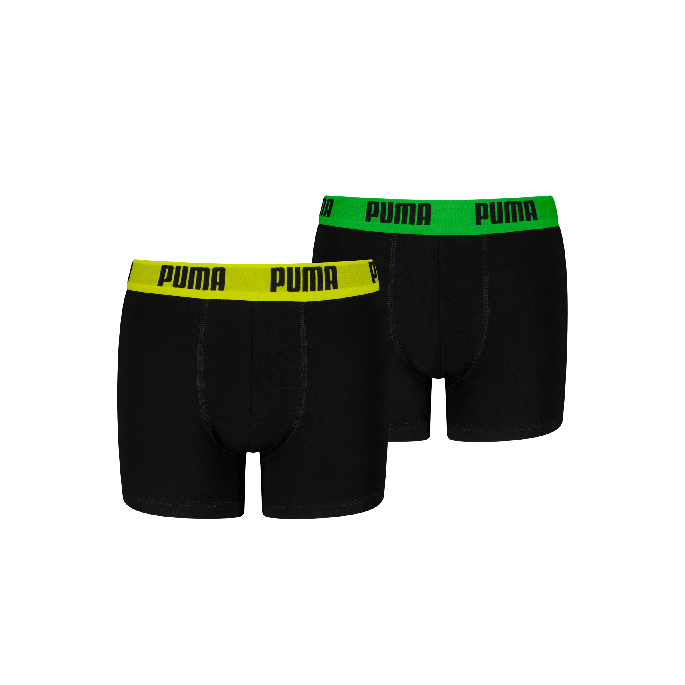 PUMA Boxershorts »PUMA BOYS EVERYDAY BASIC BOXERS 2P« 2er Pack,  Boys, mit Logobund, elastisch