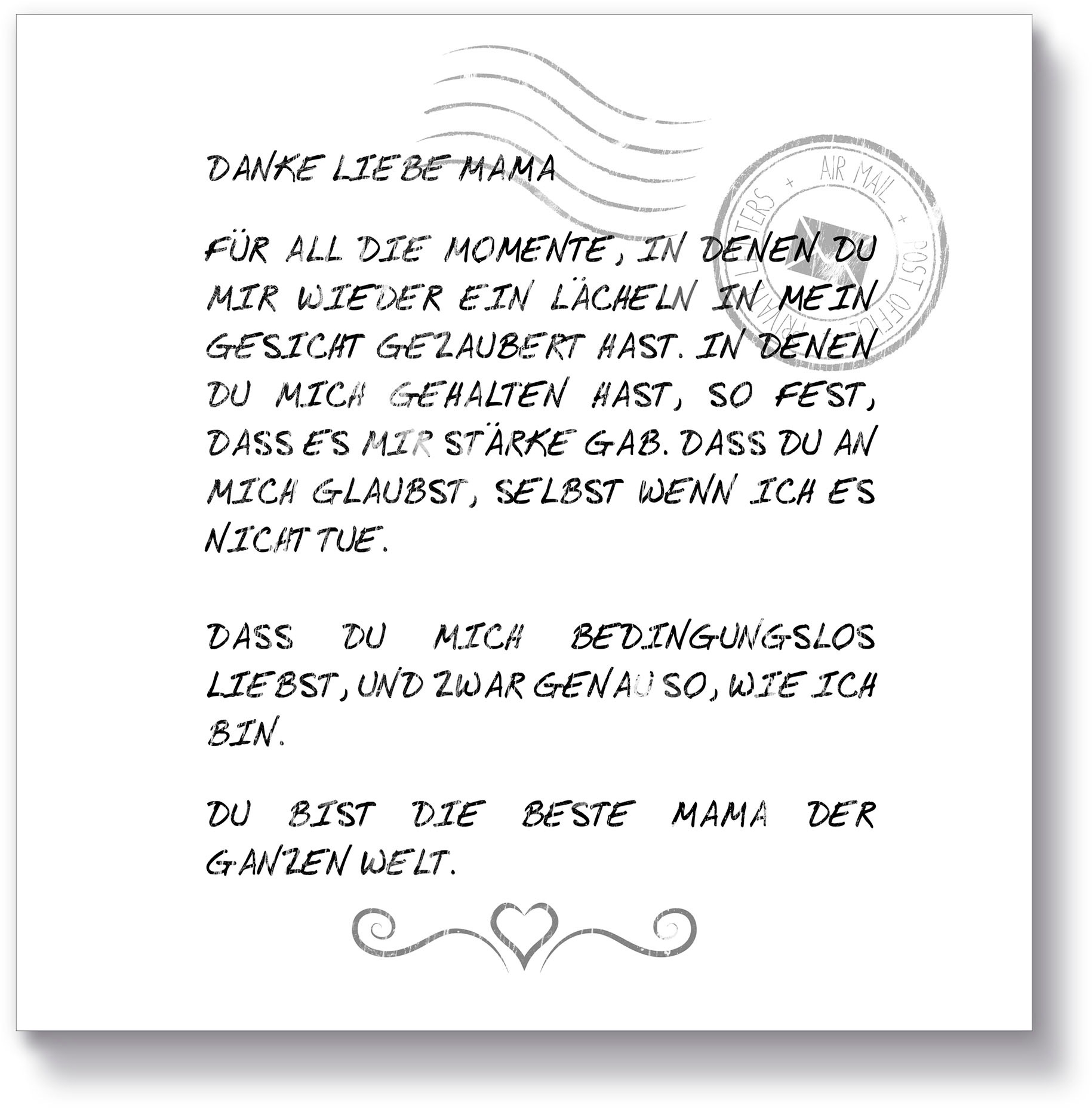 Artland Holzbild »Danke Mama«, Sprüche & Texte, (1 St.) auf Rechnung kaufen