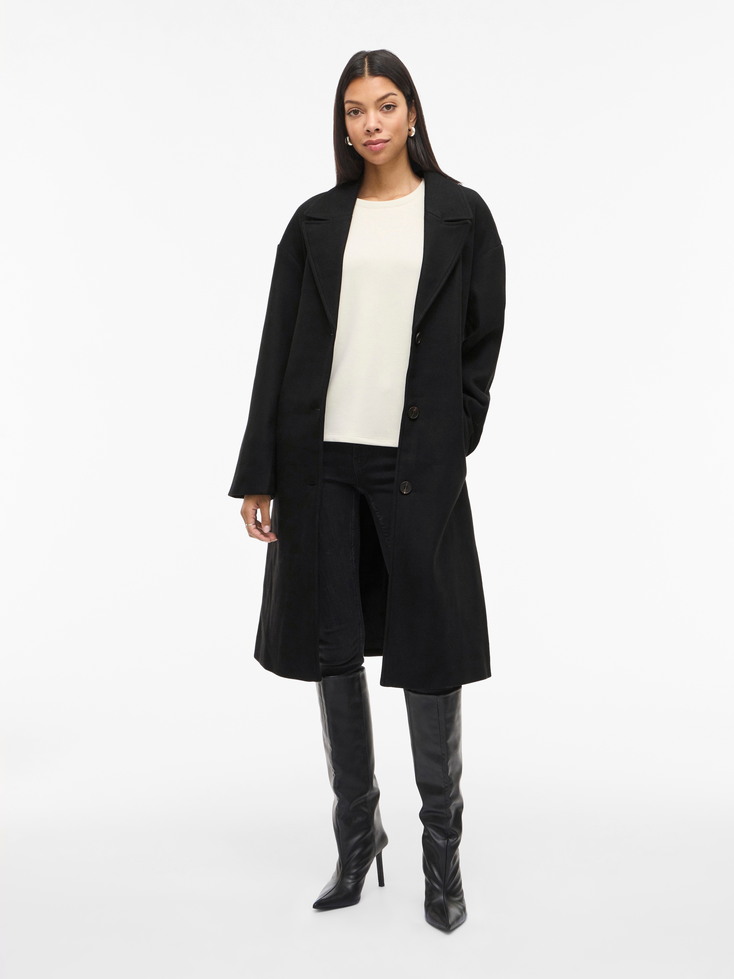 Vila Langmantel »VICLAUDIA L/S LONG COAT - NOOS«