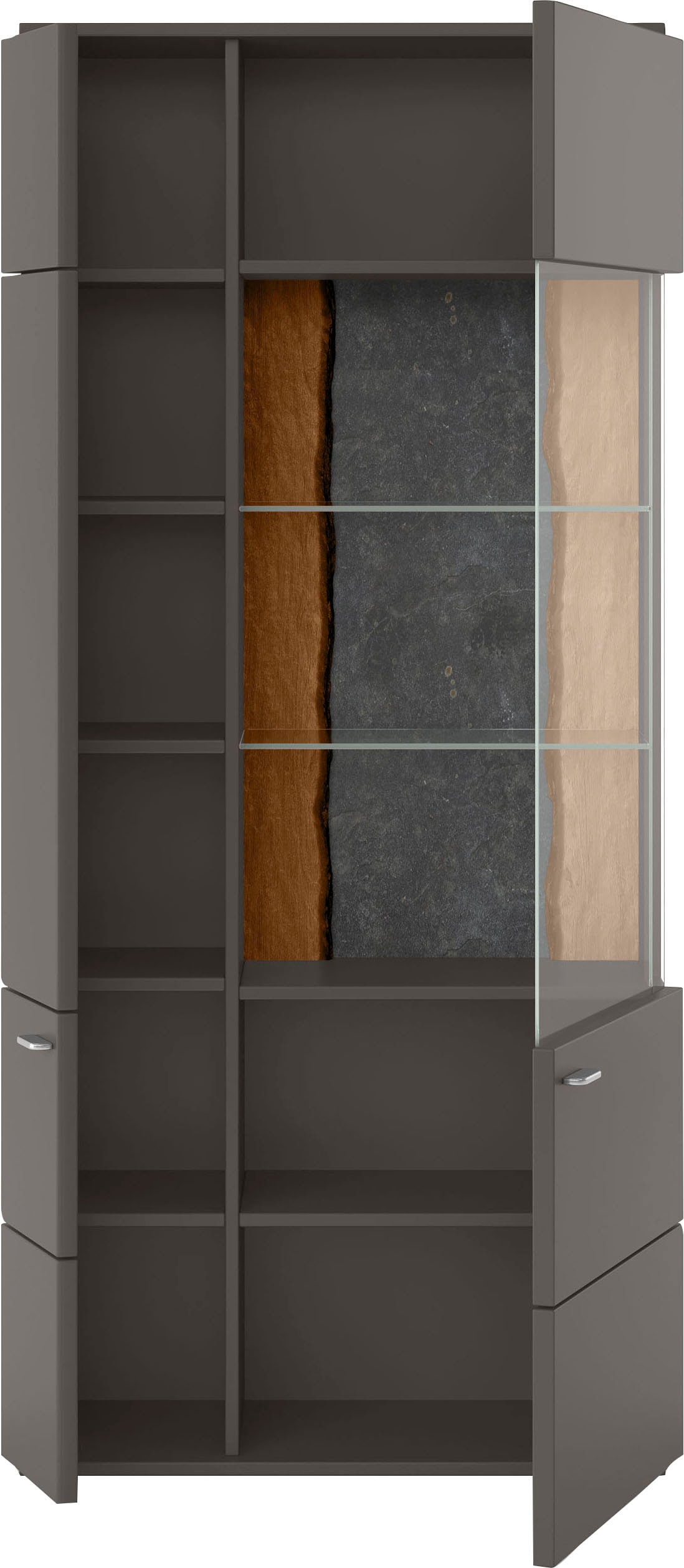 set one by Musterring Stauraumvitrine »TACOMA« Typ 05/06, Höhe 207, 4 cm, mit getönter Glastür