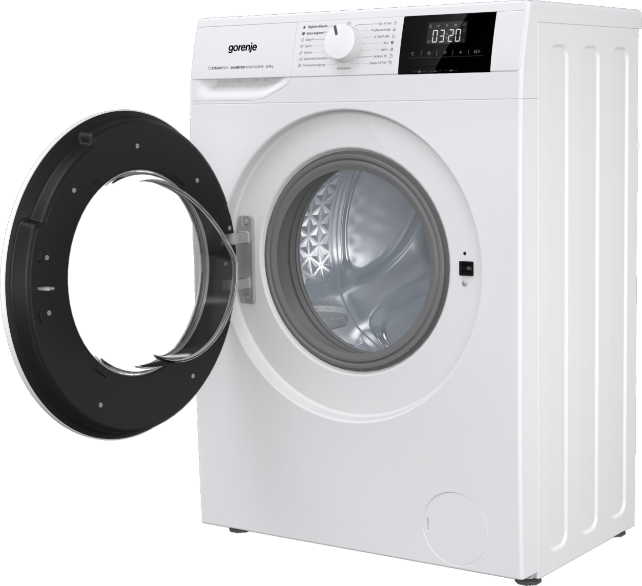 GORENJE Waschmaschine »W51G1PS62BP« 6 kg 1200 U/min Trommelreinigungsprogramm, Aquastop-Schlauch