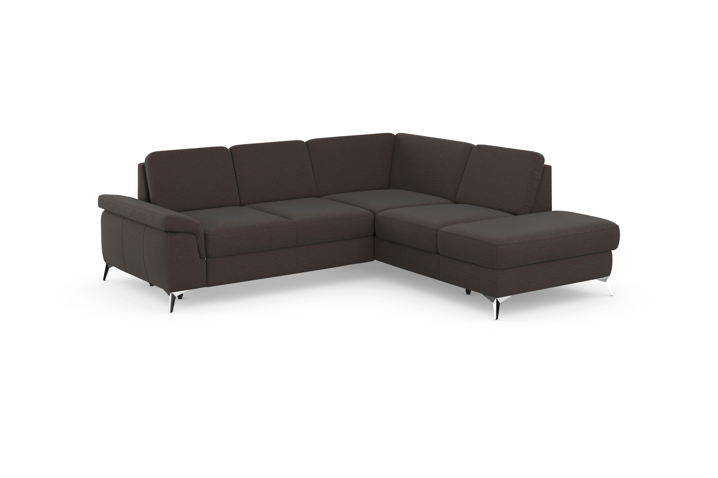sit&more Ecksofa »Padua L-Form«, inklusive Sitztiefenverstellung, Armteilfunktion und Federkern