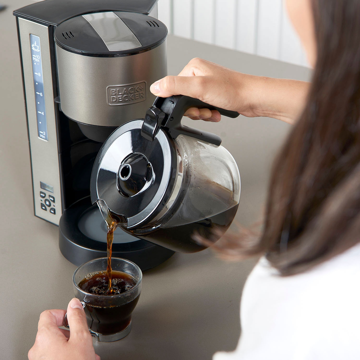 Black + Decker Filterkaffeemaschine »BXCO1000E«, 1,25 l Kaffeekanne, Permanentfilter