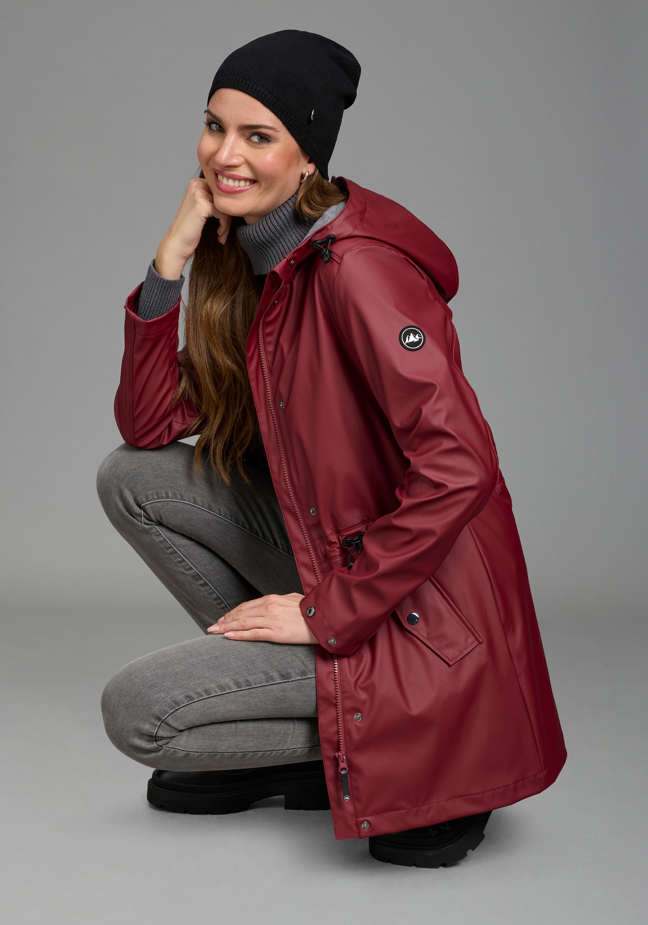 Polarino Regenjacke mit Kapuze