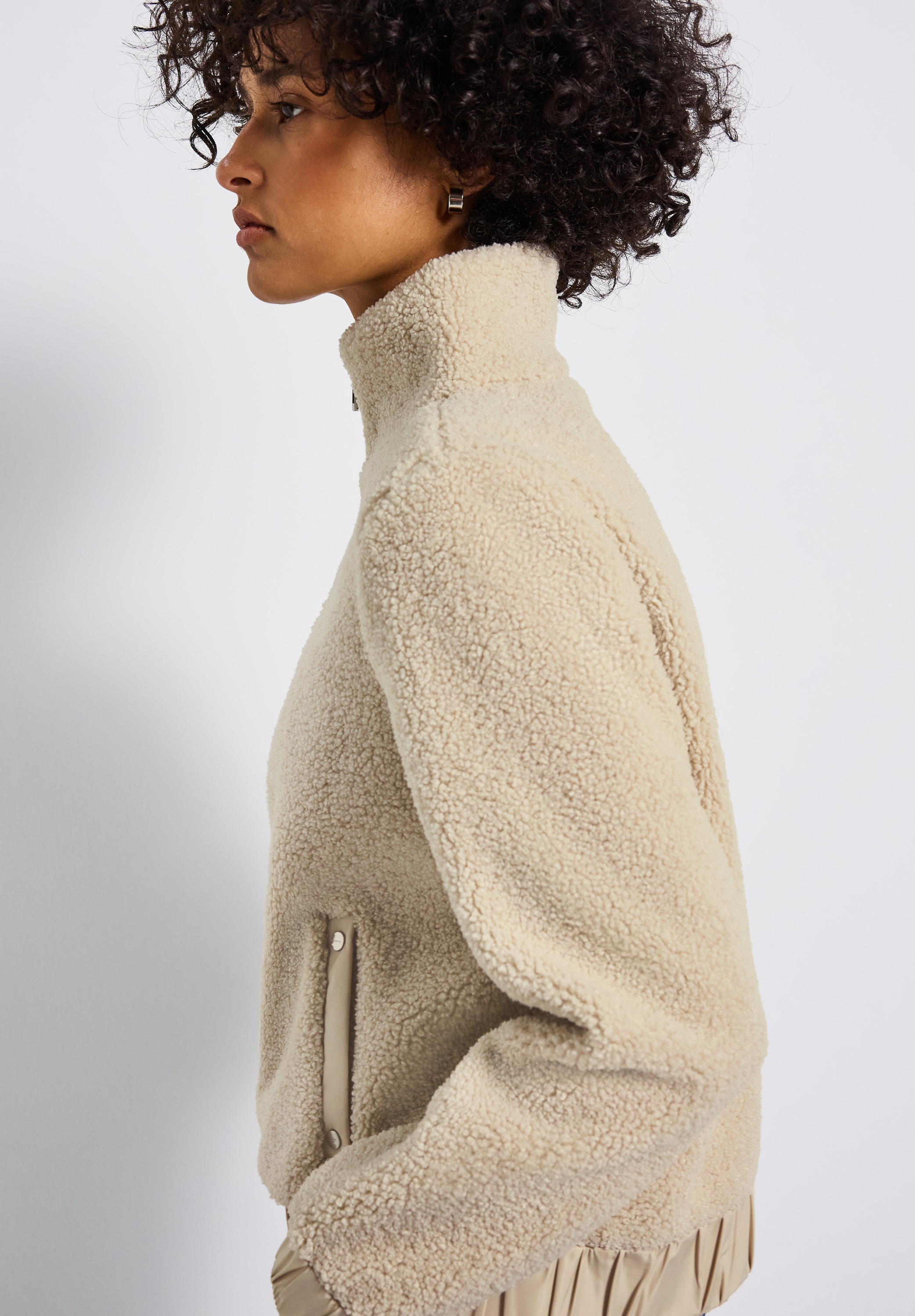 STREET ONE Bouclèjacke, in Teddy-Qualität