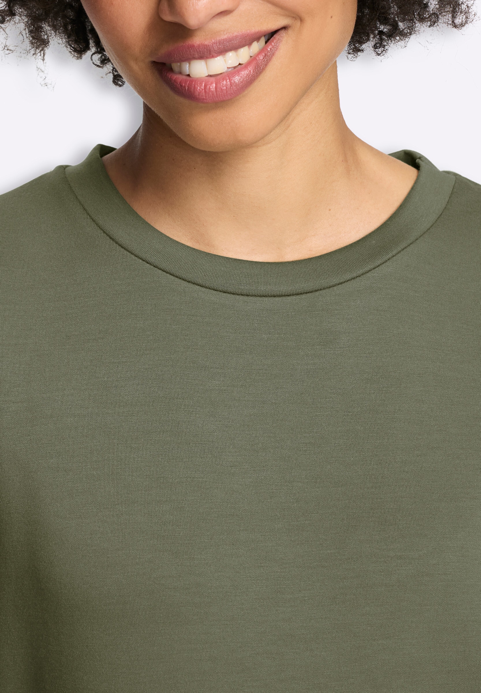heine Sweatshirt »Sweatshirt Sweatshirt mit 3/4-Arm«
