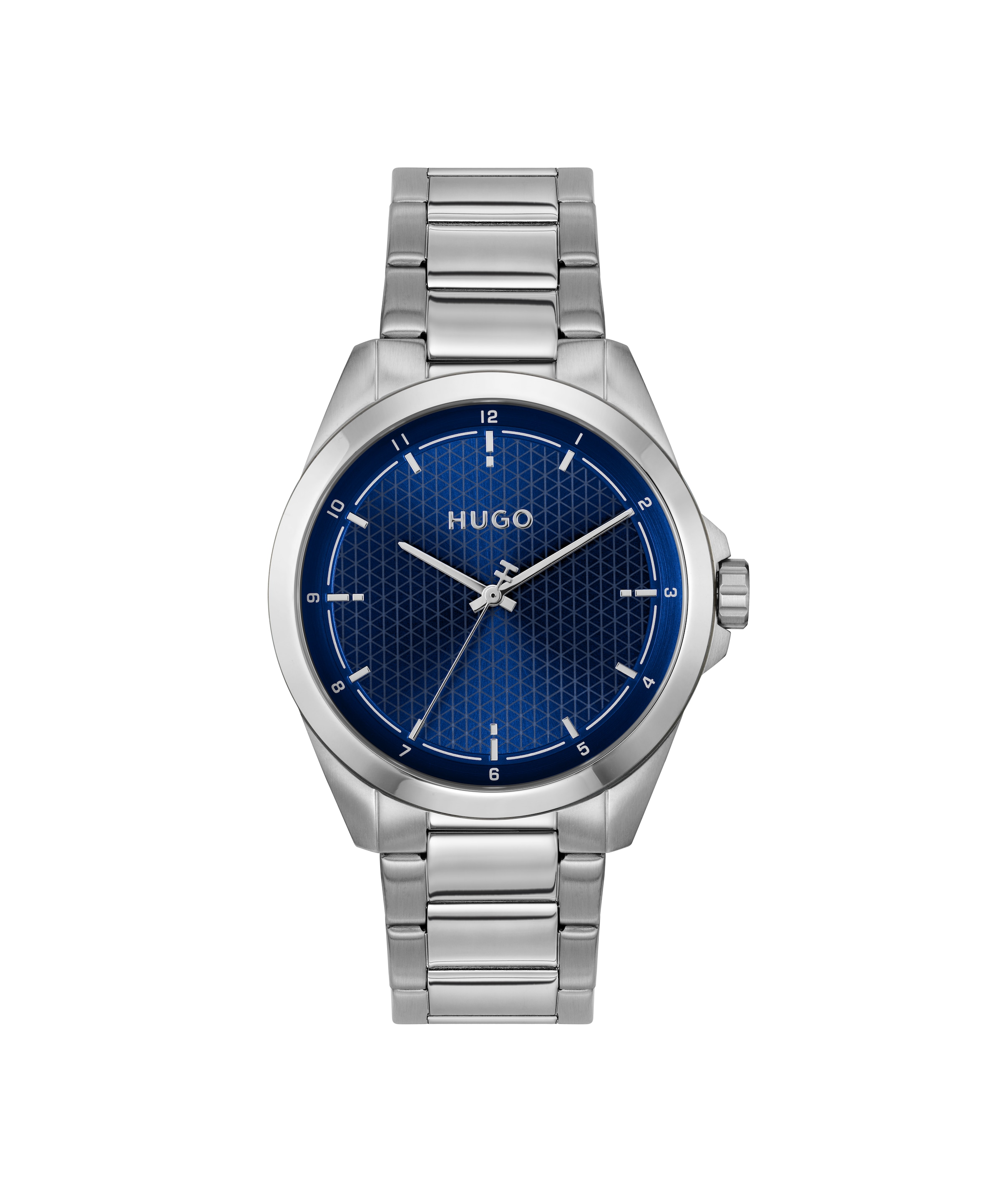 HUGO Quarzuhr »#SEAM« Armbanduhr, Herrenuhr, Edelstahlarmband, analog