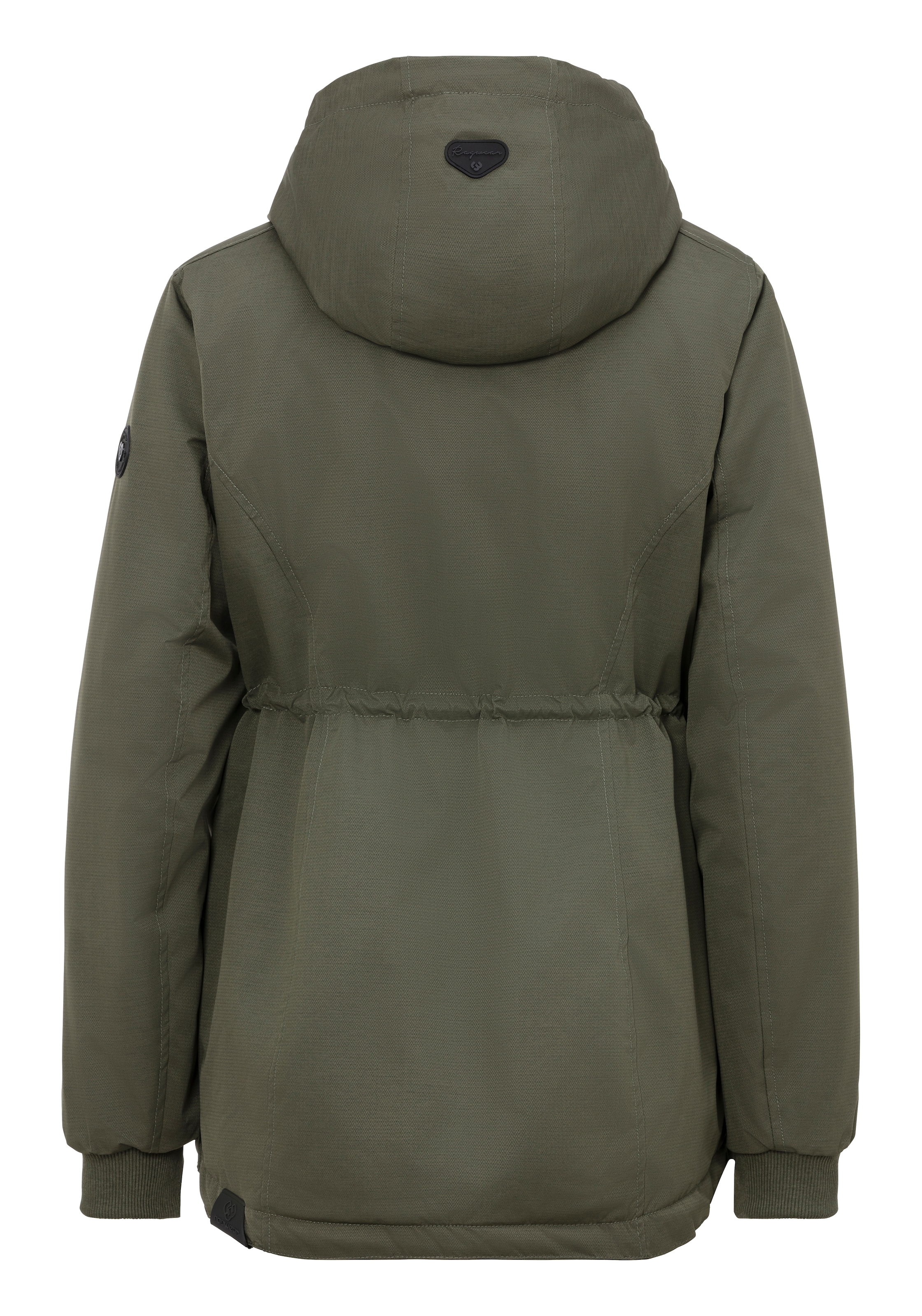 Ragwear Outdoorjacke »DOWEY WARM«, mit Kapuze, leicht wärmende Übergangsjacke mit hochschließendem Kragen und Kapuze
