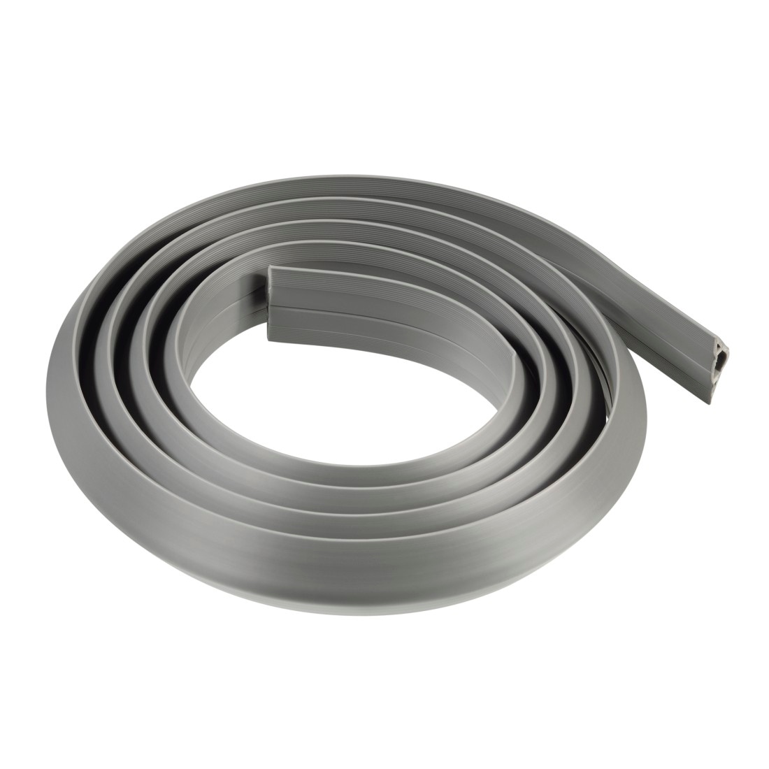 Hama Kabelkanal »Flexibler Kabelkanal, 180 x 3 x 1 cm, PVC, Grau«, selbstklebend, halbrund, plastikfrei, universell kürzbar