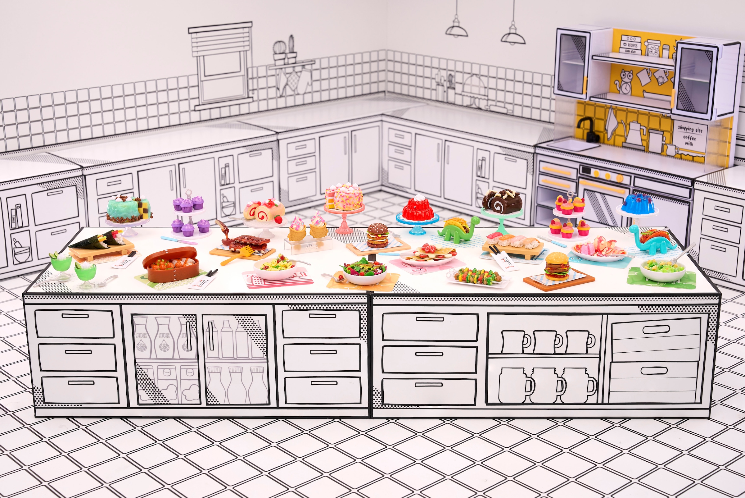 MGA ENTERTAINMENT Kreativset »MGA's Miniverse - Make It Mini Foods: Cafe in PDQ Series 3B«, sortierte Lieferung