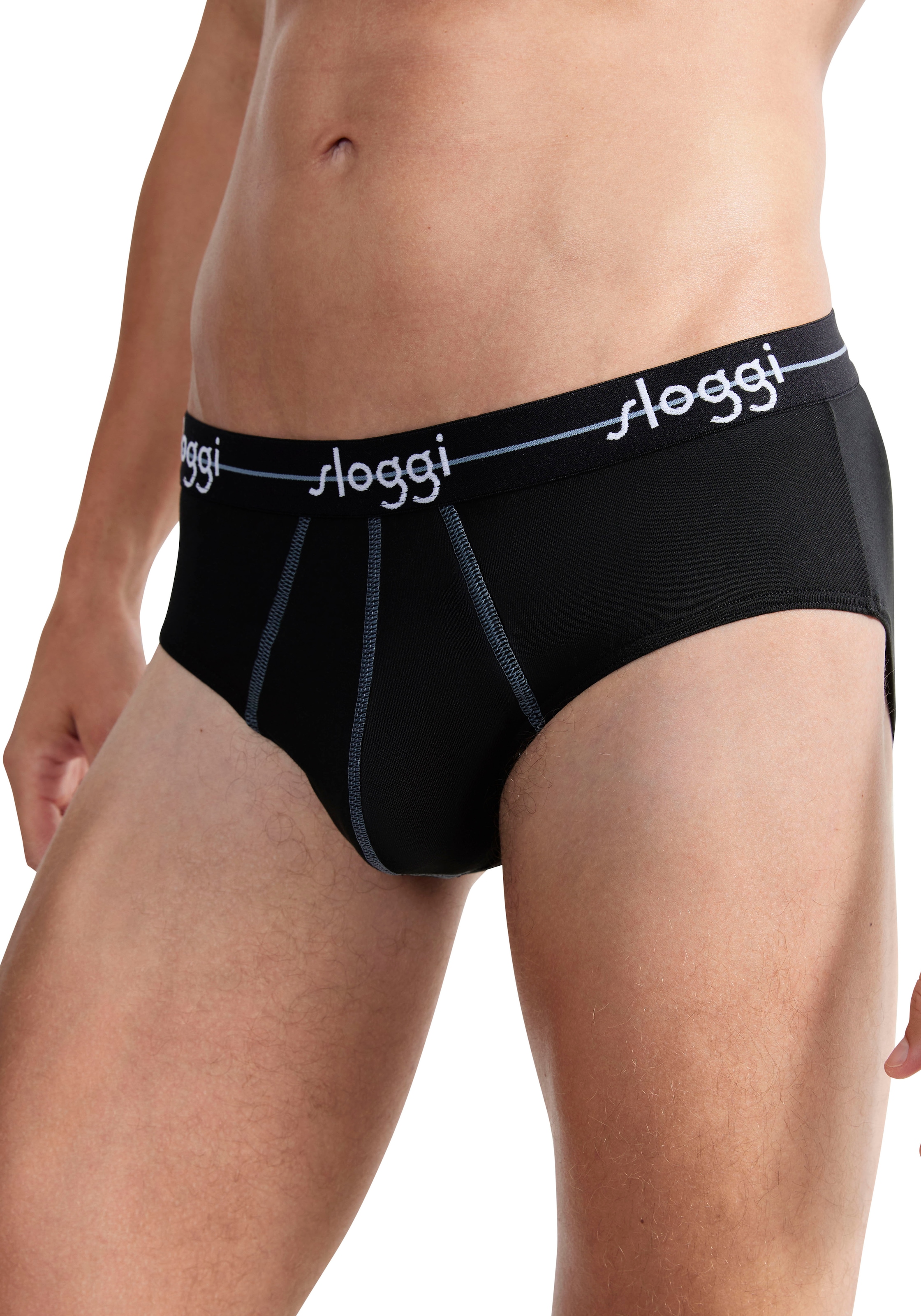 sloggi Midislip »men Start Midi C2P box« 2er Pack,  moderne bequeme Basics