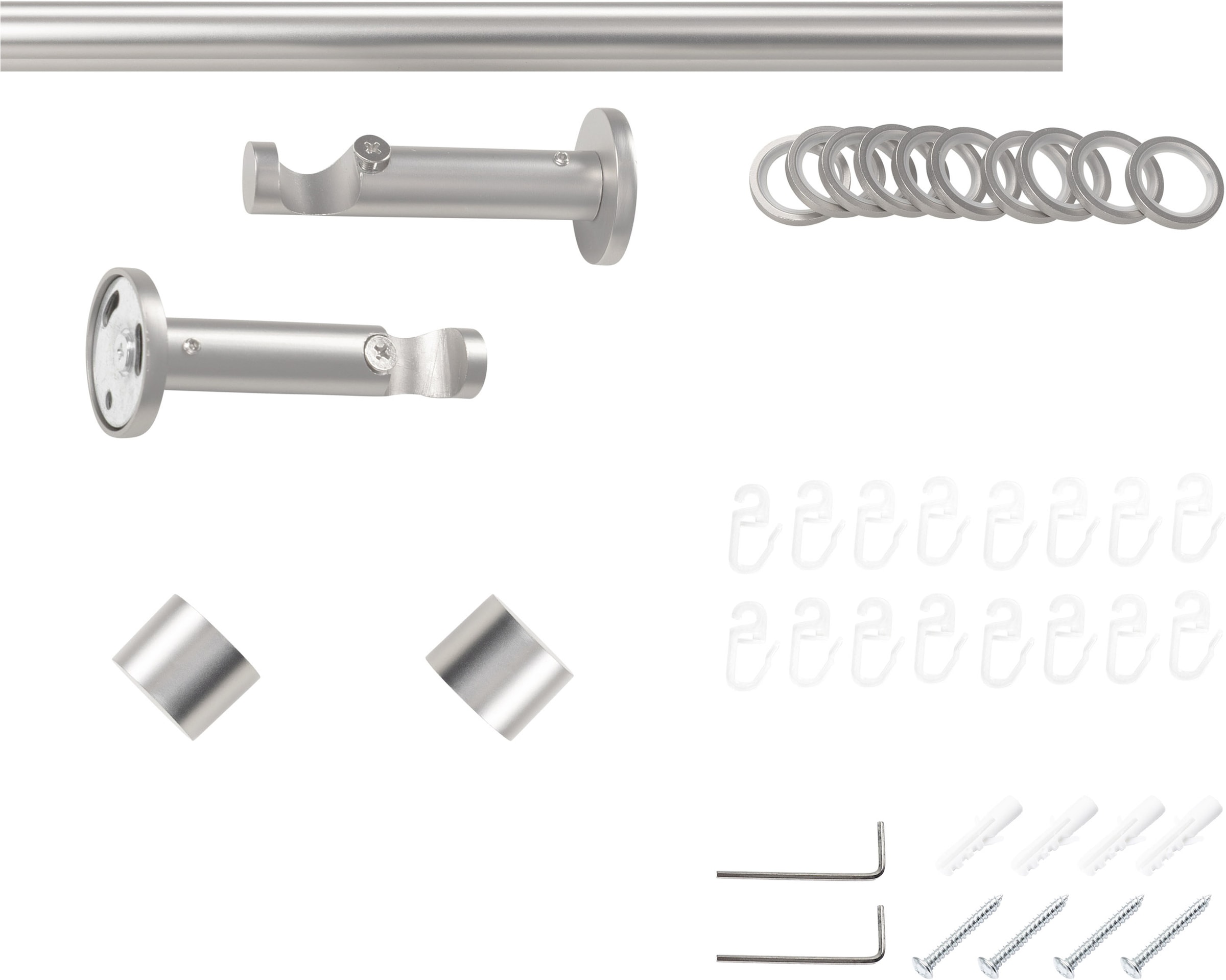 SN DECO GROUP Gardinenstange Ø 25 mm Fixmaß;kürzbar