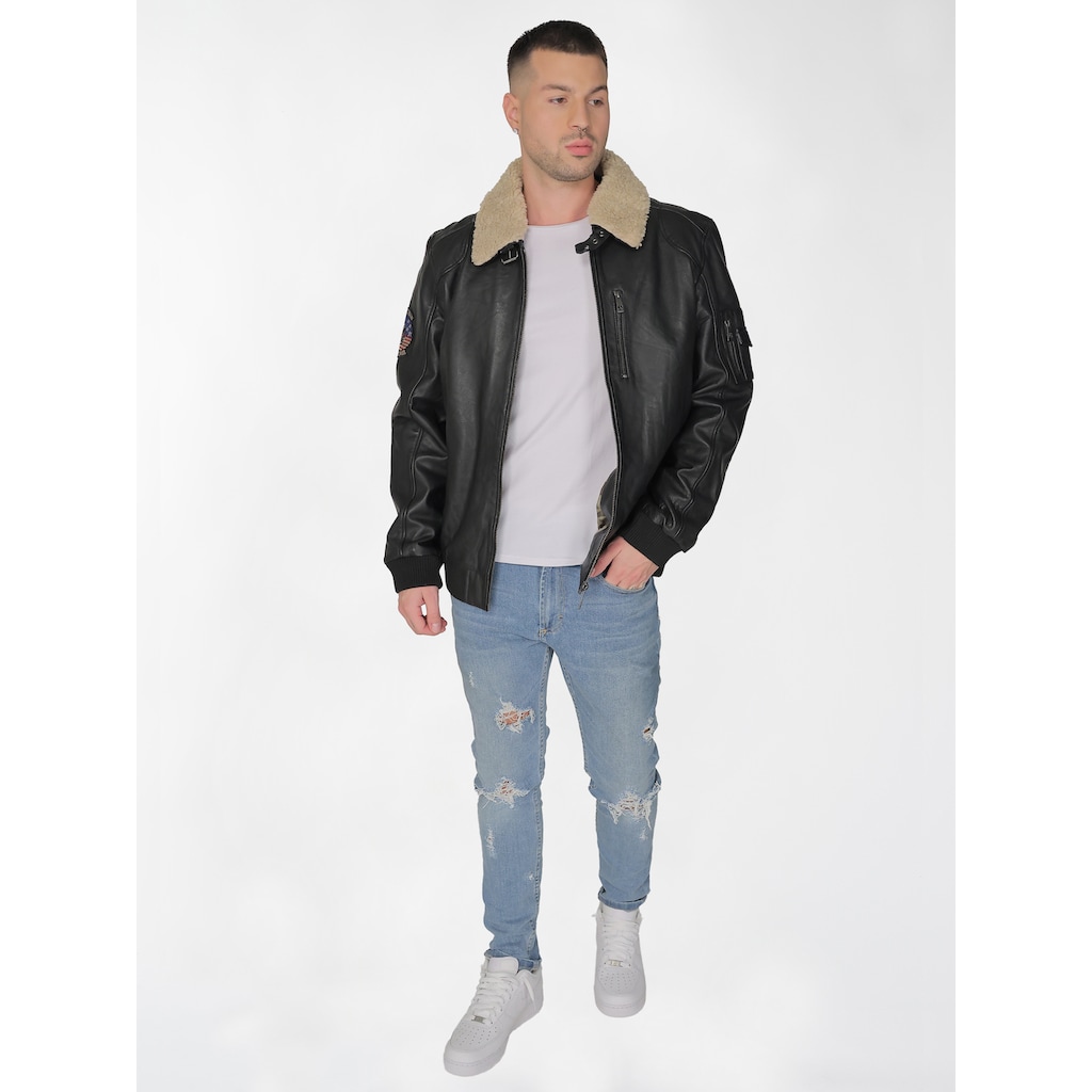 TOP GUN Lederjacke »Lederjacke TG20193144«