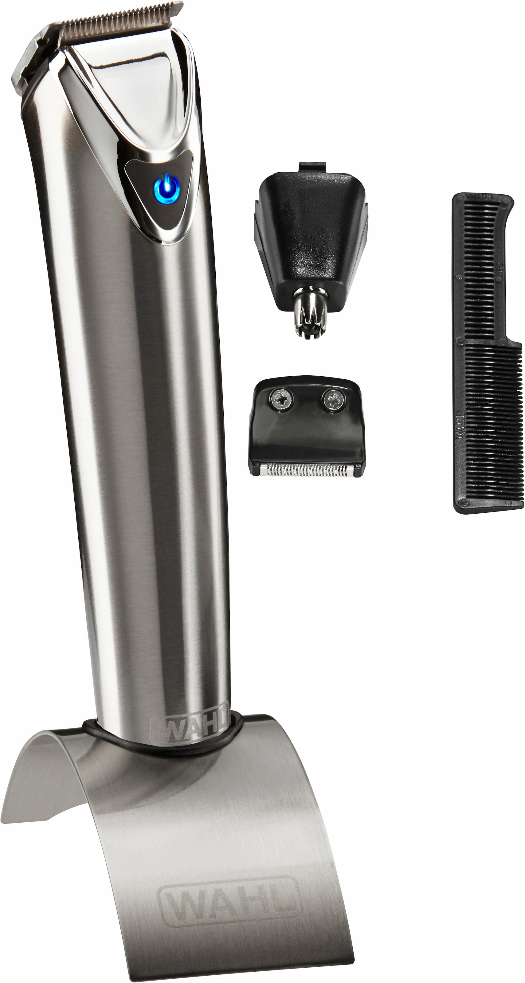 Wahl Bartschneider »9818-116 Stainless Steel«, 6 Aufsätze, Vollmetallschneidsatz