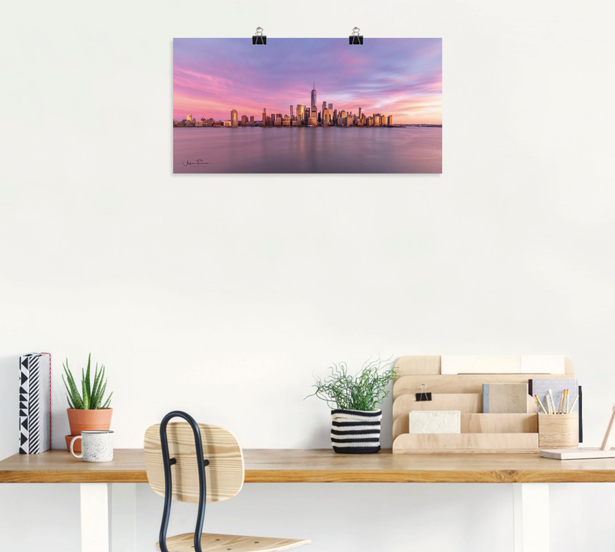 Artland Wandbild »Manhattan Skyline«, New York, (1 St.), als Alubild,  Leinwandbild, Wandaufkleber oder Poster in versch. Größen auf Rechnung  kaufen