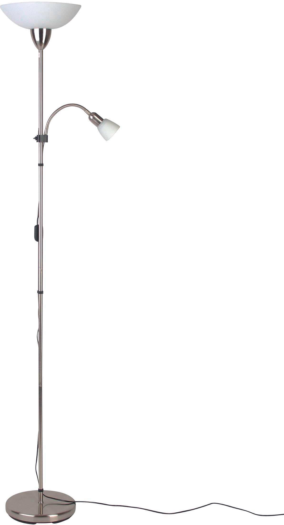 Brilliant LED Deckenfluter »Rosanna«, 1 flammig-flammig, mit Lesearm, 180  cm Höhe, dimmbar, 2500 lm, warmweiß, Metall, eisen online kaufen | mit 3  Jahren XXL Garantie