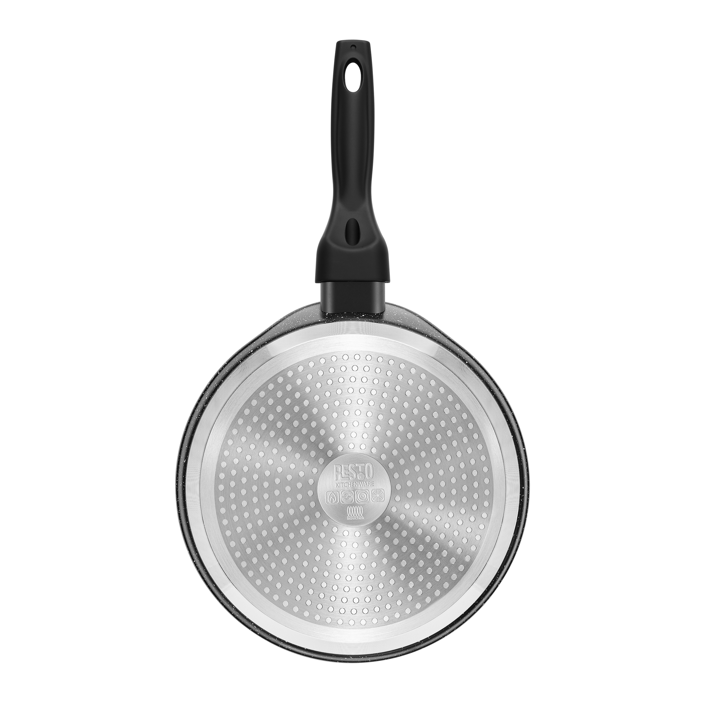 RESTO Kitchenware Crêpepfanne »ANTLIA Pfannkuchenpfanne Ø 24 cm mit Soft-Touch-Griff« Aluminium 1 tlg. Induktion, für alle Herdarten geeignet
