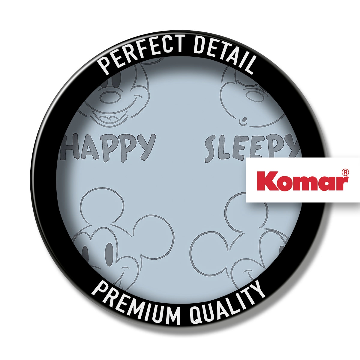 Komar Bild »Mickey Blue Emotions« Disney 1 Stk. tlg. Wandbild zur Dekoration im Kinderzimmer - ohne Rahmen