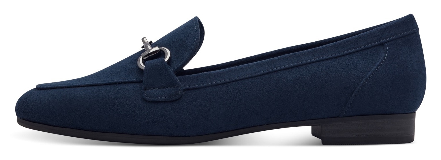 MARCO TOZZI Slipper, Blockabsatz, Loafer, Businessschuh mit Schmuckspange