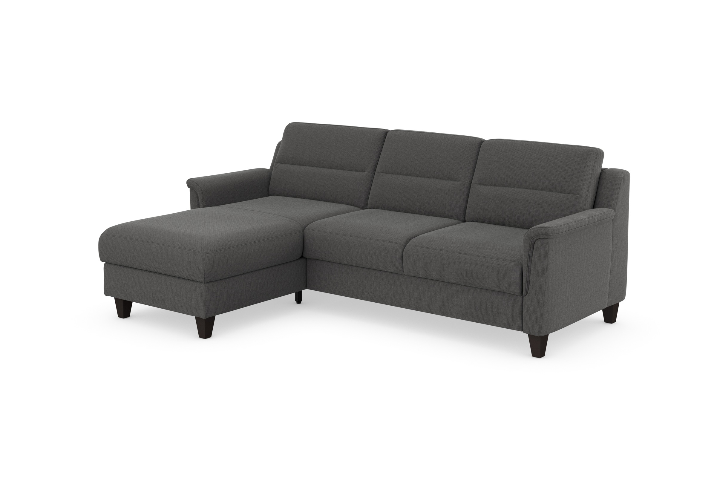 sit&more Ecksofa »Farö L-Form«, inklusive Federkern, wahlweise mit Bettfunktion und Bettkasten
