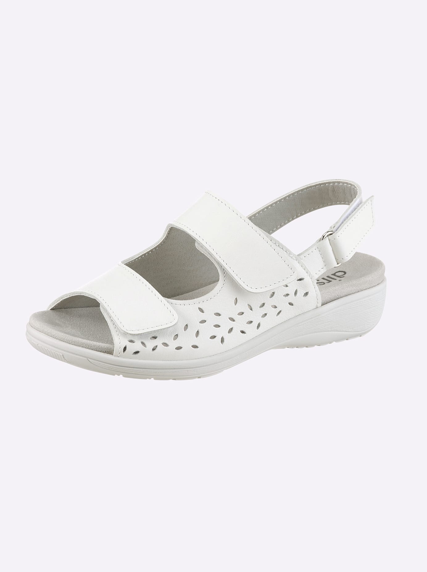 Classic, Damen, Sandale, weiß, 40, weiß, Weite H