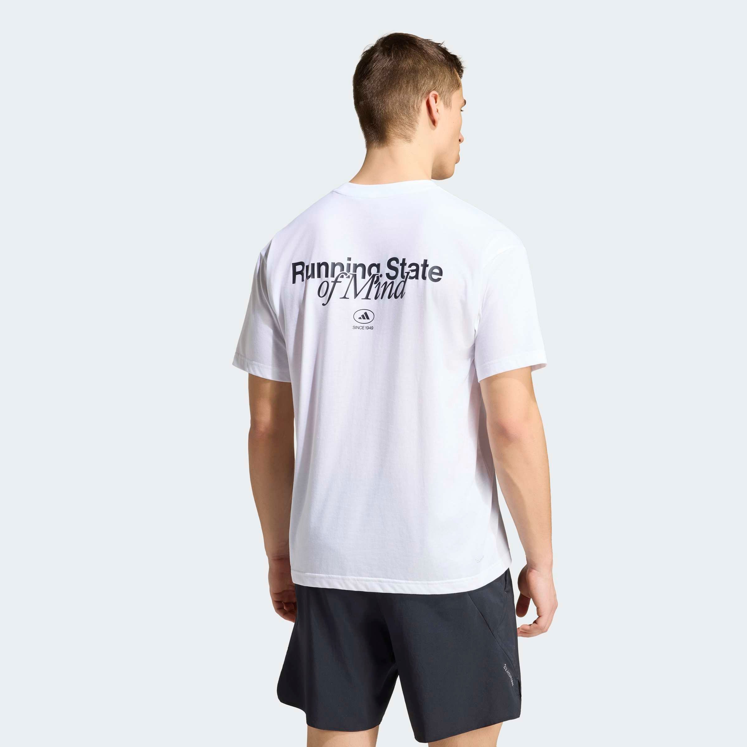 adidas Performance Laufshirt »RUNNING STATE OF MIND GRAPHIC« mit climacool®, aus Polyester