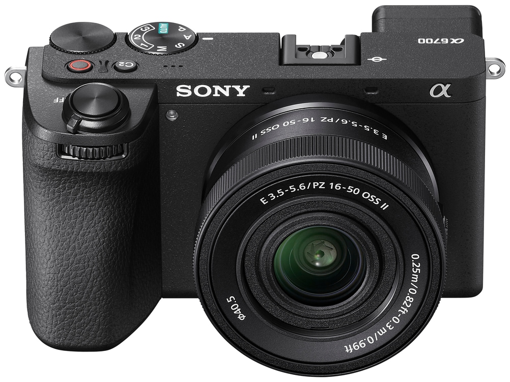 Sony Systemkamera »Set: SELP18105G Objektiv + ILCE6700B« Sony E PZ 18-105mm F4 G OSS , 26 , Bluetooth , inkl. Spiegellose APS-C-Kamera, KI-Autofokus, 5-Achsen-Bildstabilisierung