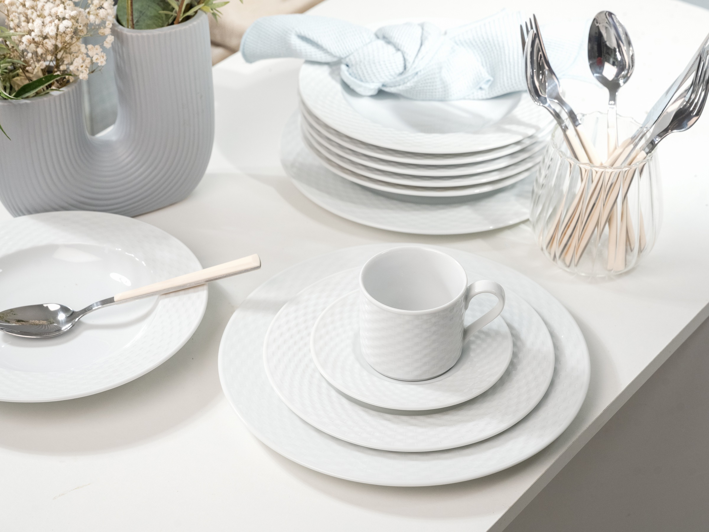 CreaTable Kombiservice »Polo, Service 30-tlg.« Daily Use, Zeitlos