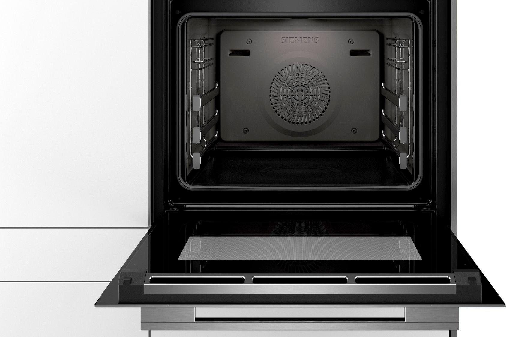 SIEMENS Dampfbackofen iQ700 »HS658GXS7«, mit 3-fach-Teleskopauszug, ecoClean Plus
