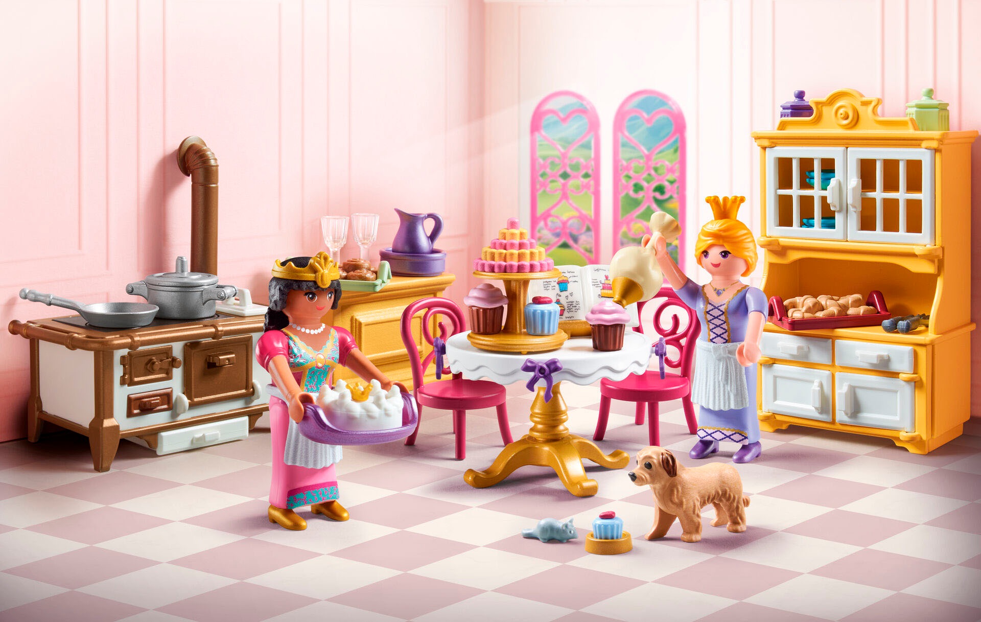 Playmobil® Konstruktions-Spielset »Königliche Küche (71848), Playmobil Princess Magic«, (94 St.), Made in Europe