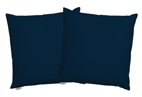 TOM TAILOR HOME Dekokissen »Dove« unifarben, Kissenhüllen ohne Füllung, 2er Pack