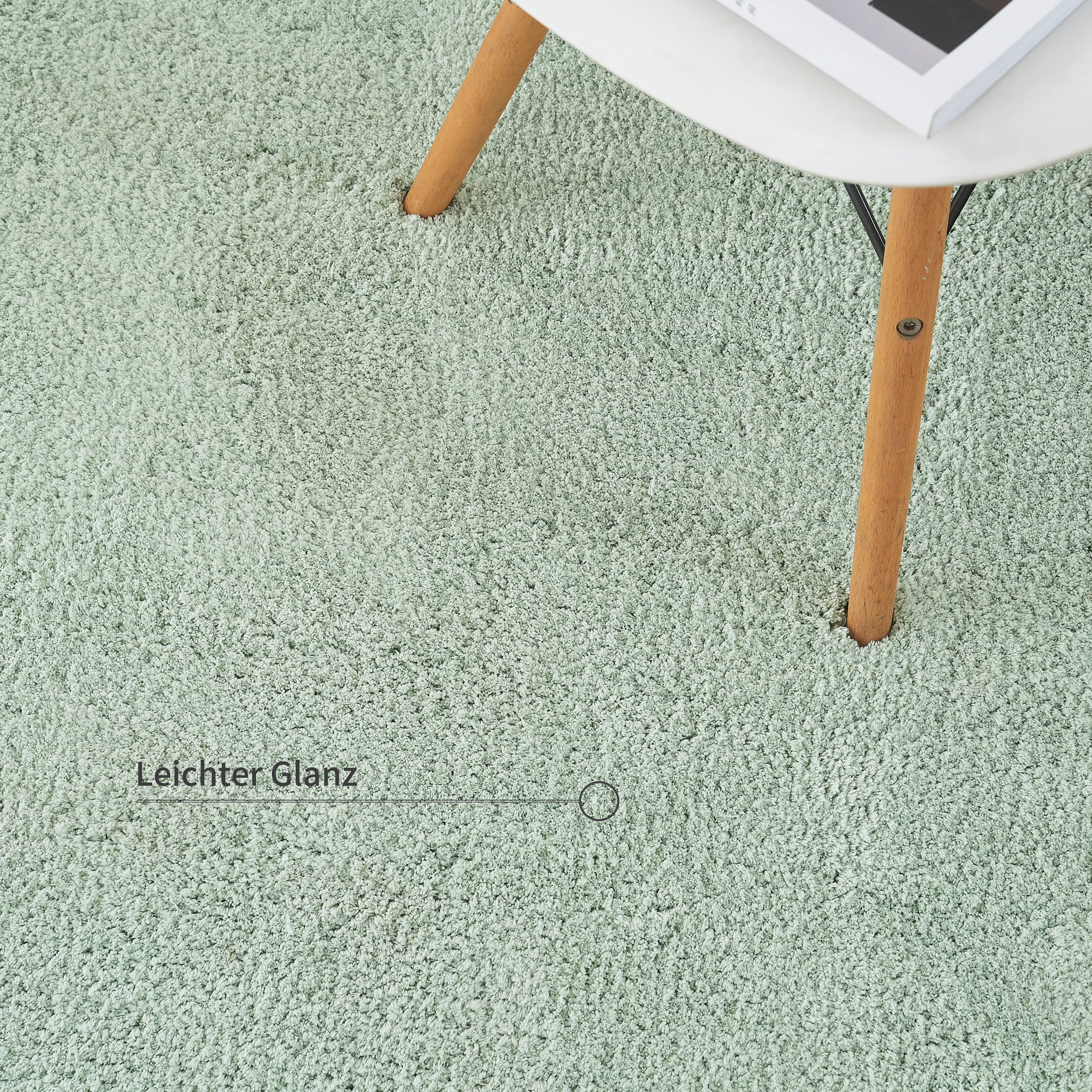 my home Hochflor-Teppich »Microfaser Teppich Magong, besonders weich, sehr feiner Flor«, rechteckig, 25 mm Höhe, uni, Wohnzimmer, Schlafzimmer, Kinderzimmer, auch rund und als Läufer