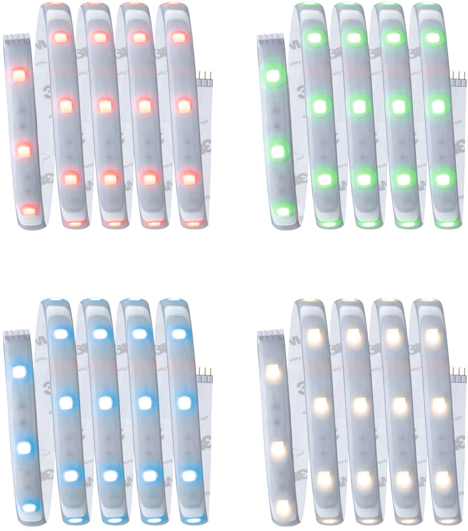 Paulmann LED-Streifen »MaxLED 250 Basisset Smart Home Zigbee IP44 9W 300l 300lm«, 1 St.-flammig, 1,5m, RGBW, beschichtet