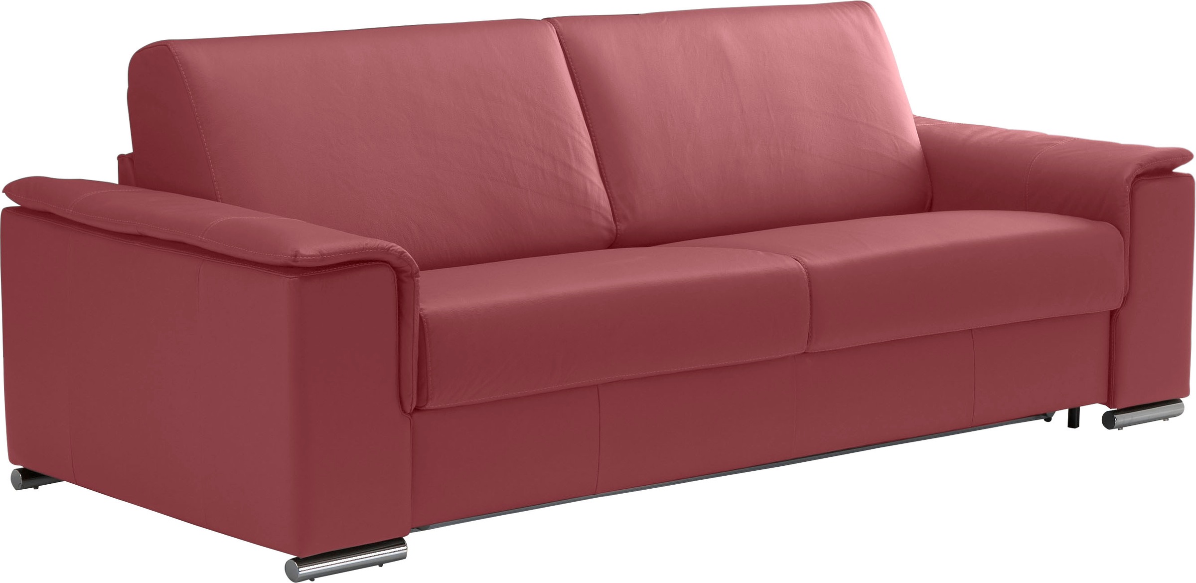 Egoitaliano Schlafsofa »Cecilia, modern & elegant, erstklassiger Sitzkomfort, Dauerschläfer«, inkl. Matratze und hochwertigem Metallbettrahmen, toller Schlafkomfort