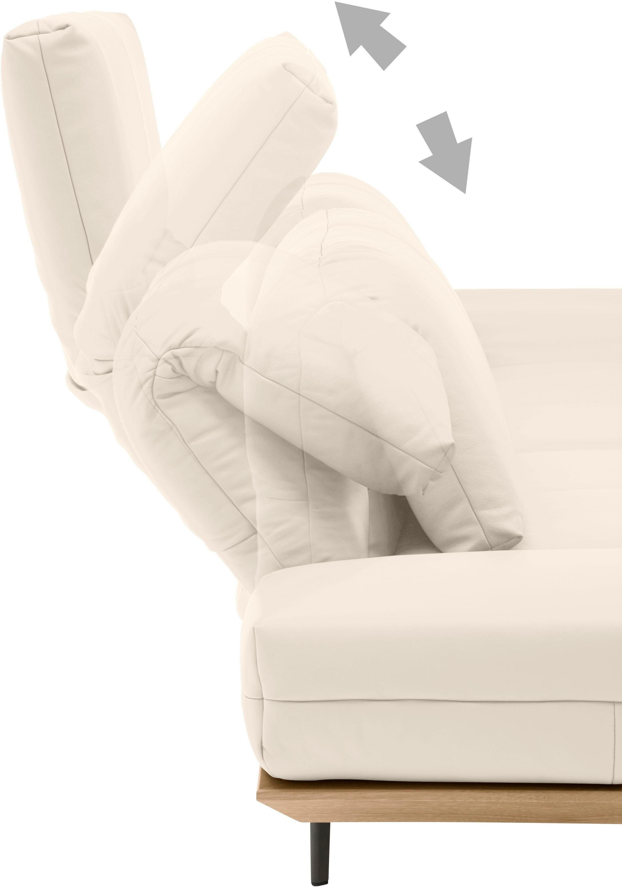 Creation BY ROLF BENZ 3-Sitzer »CR.420, Designsofa, Loungesofa«, in 2 Qualitäten, Holzrahmen in Eiche Natur oder Nußbaum, Breite 232 cm