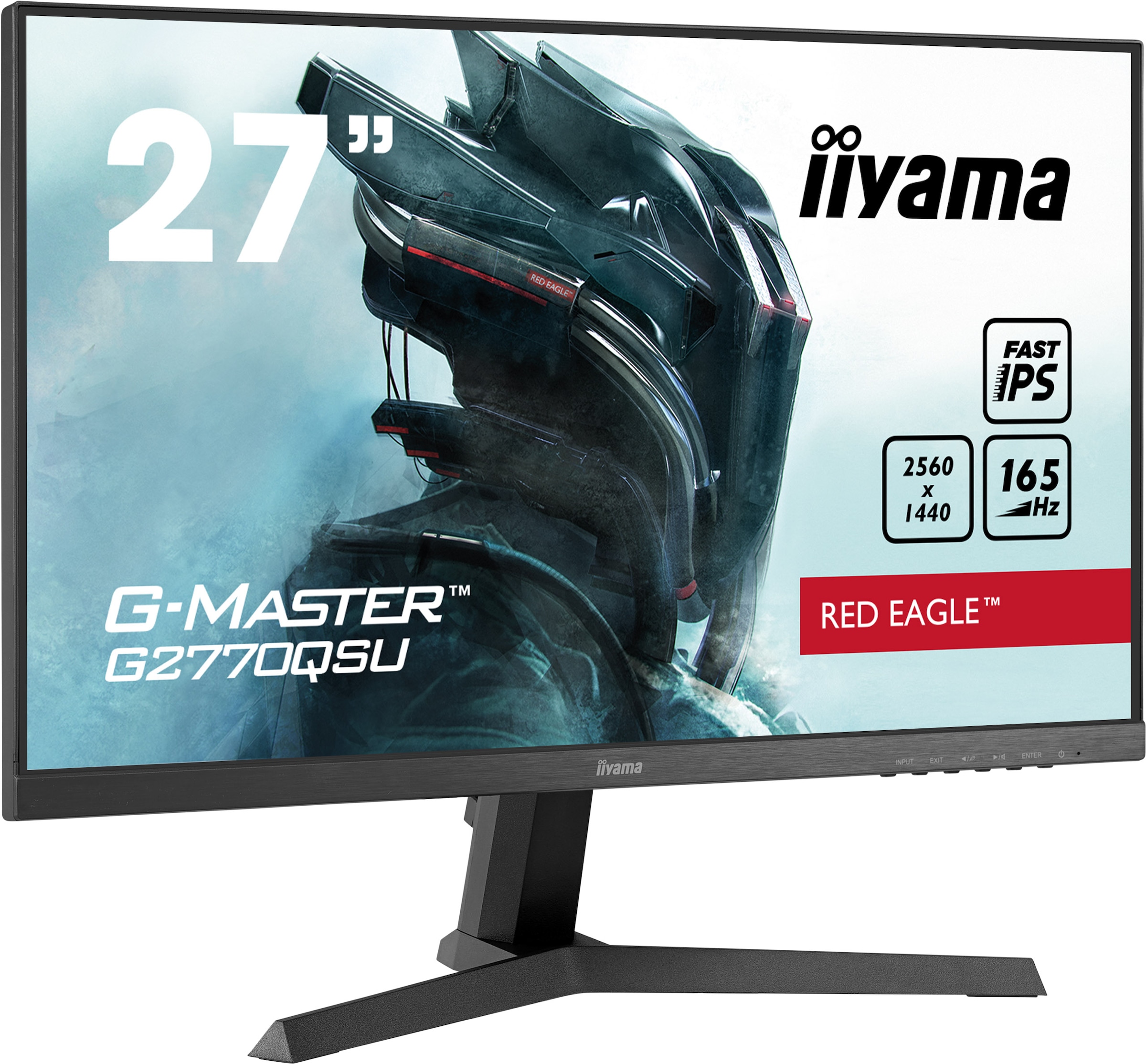 Iiyama Gaming-Monitor »G2770QSU-B1«, 68,5 cm/27 Zoll, 2560 x 1440 px, WQHD, 165 Hz
