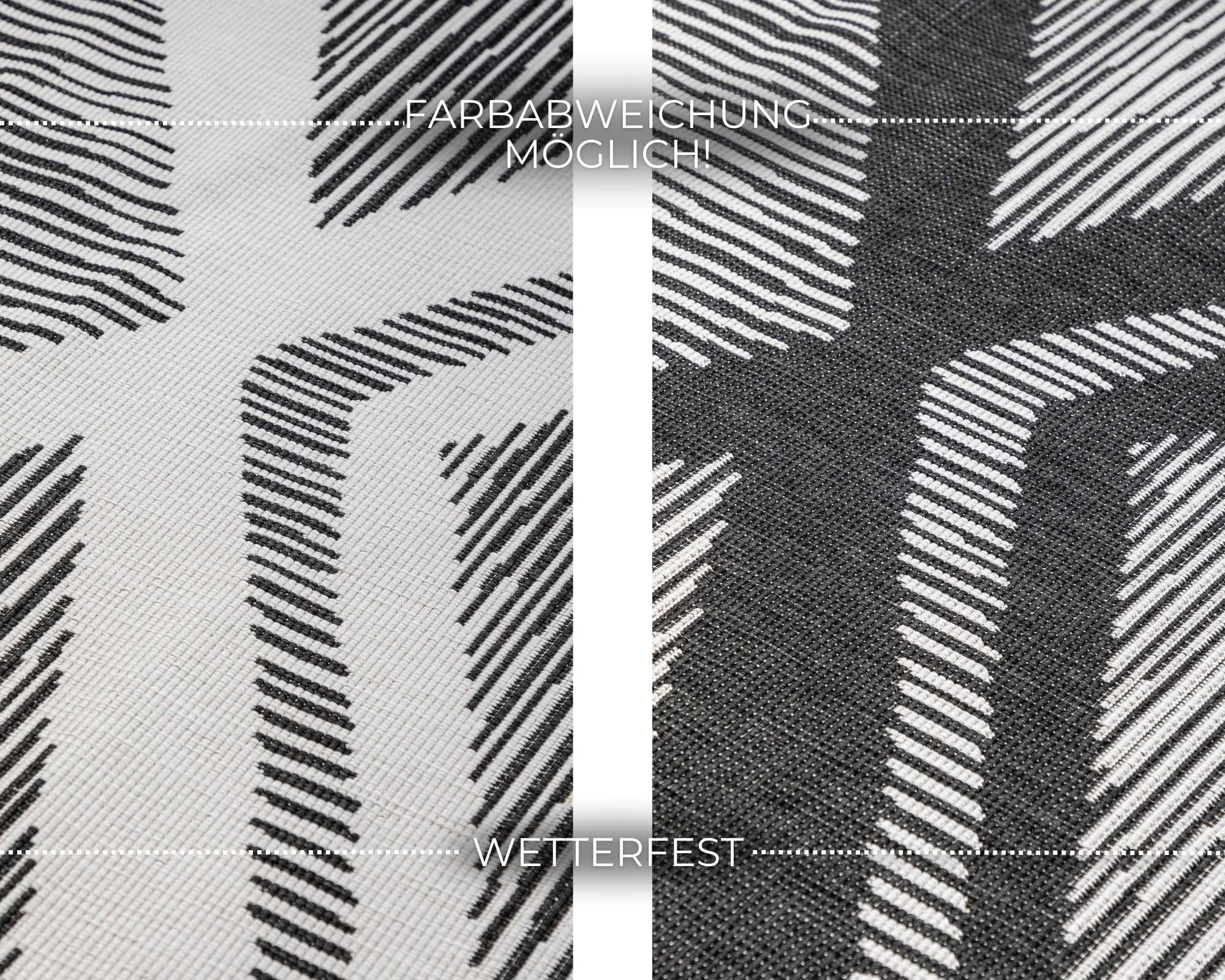 ELLE DECORATION Teppich »Rhombus, In- und Outdoor« rechteckig 5 mm Höhe Flachgewebe, In-& Outdoor, Modern, Wendeteppich, Balkon, Wohnzimmer