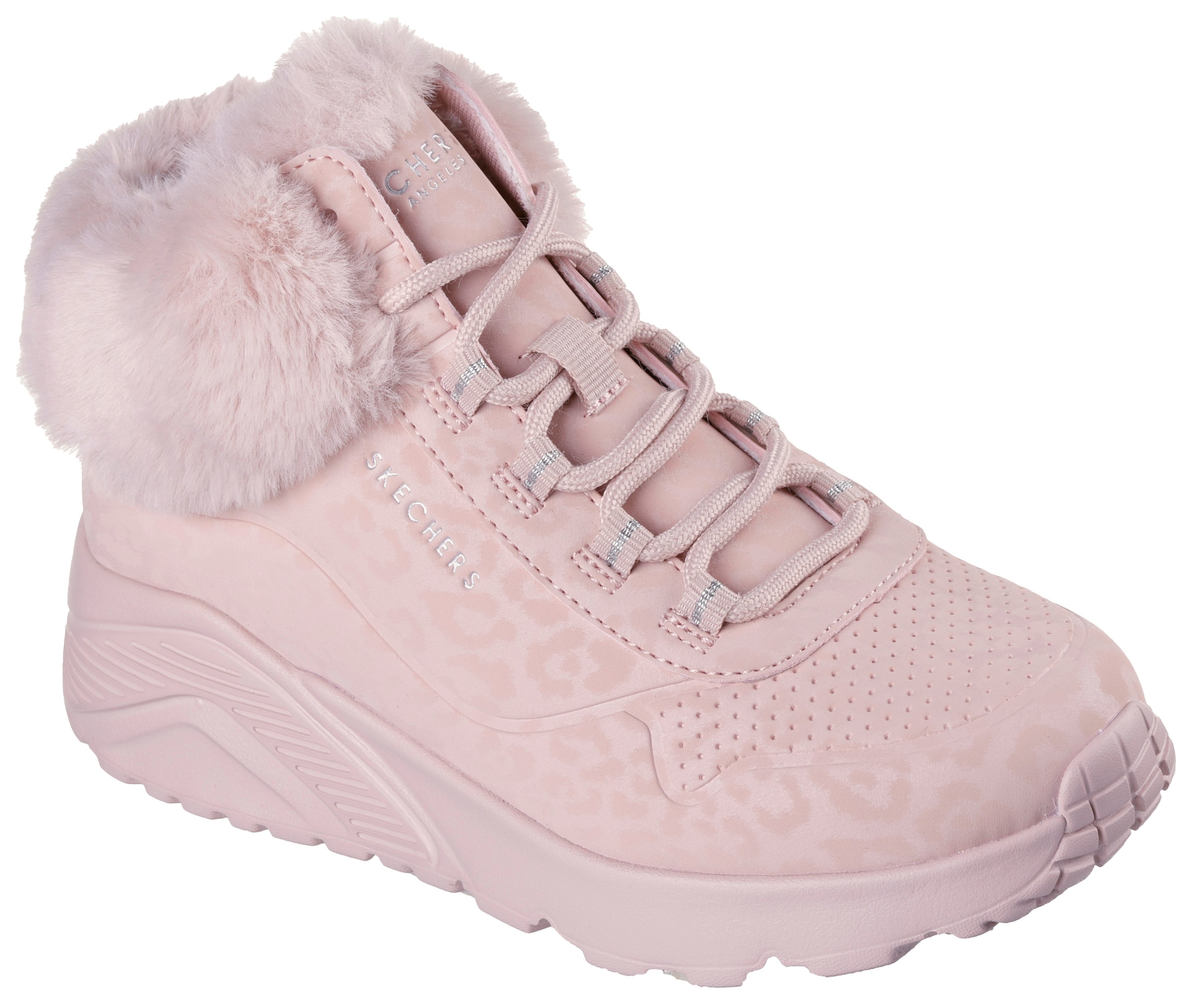 Skechers Winterboots »UNO LITE«  Schnürboots mit Reißverschluss, Größenschablone zum Download