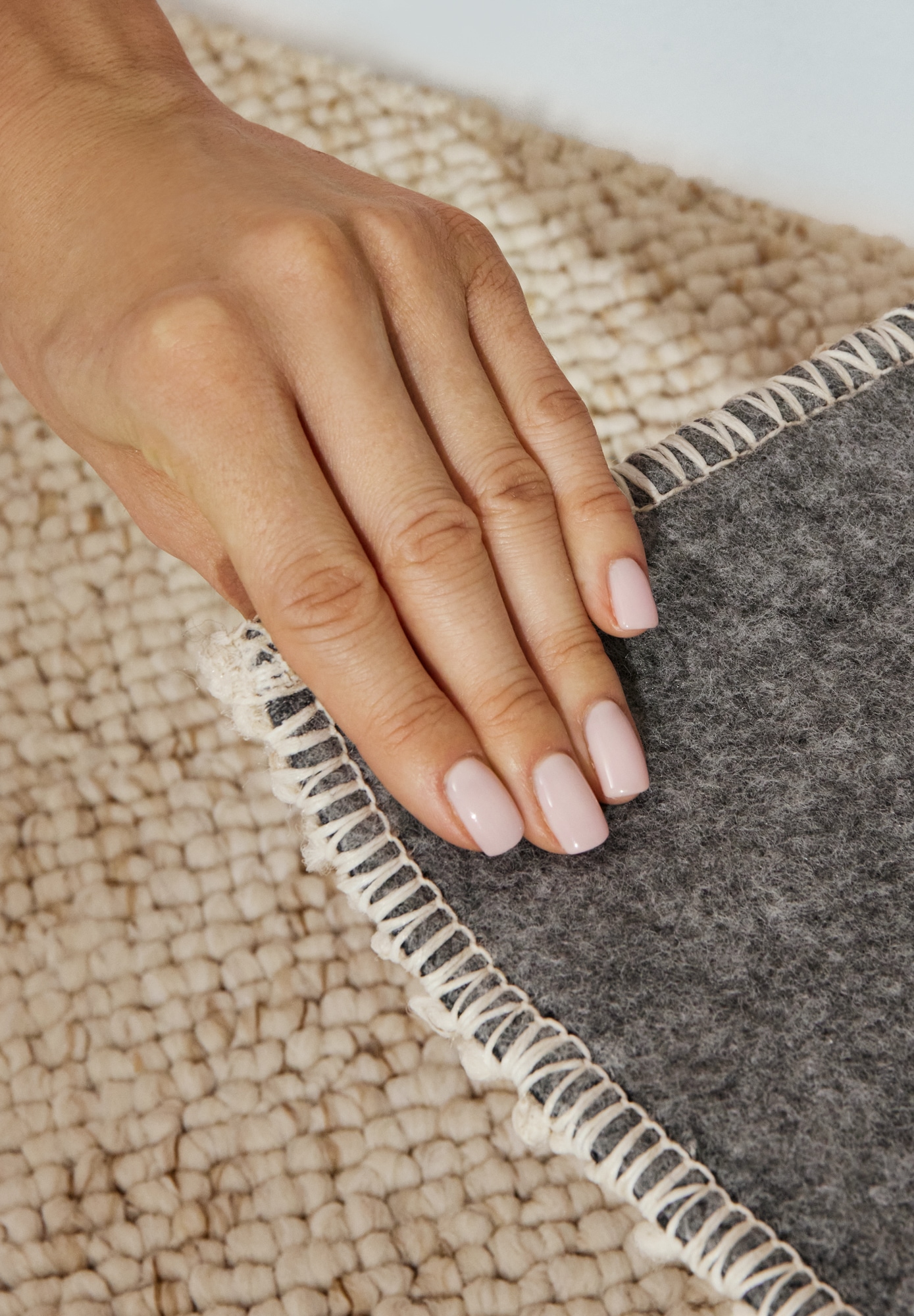 ELLE DECORATION Teppich »Rocco«, rechteckig, 10 mm Höhe, Läufer, waschbar, Wohnzimmer, Esszimmer, Woll-Optik