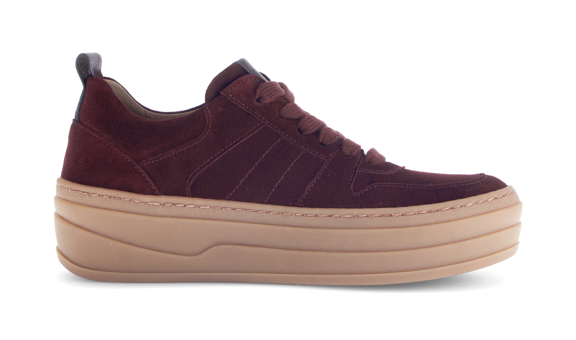 Gabor Plateausneaker  , Freizeitschuh, Halbschuh, Schürer mit dezenten Ziernähten